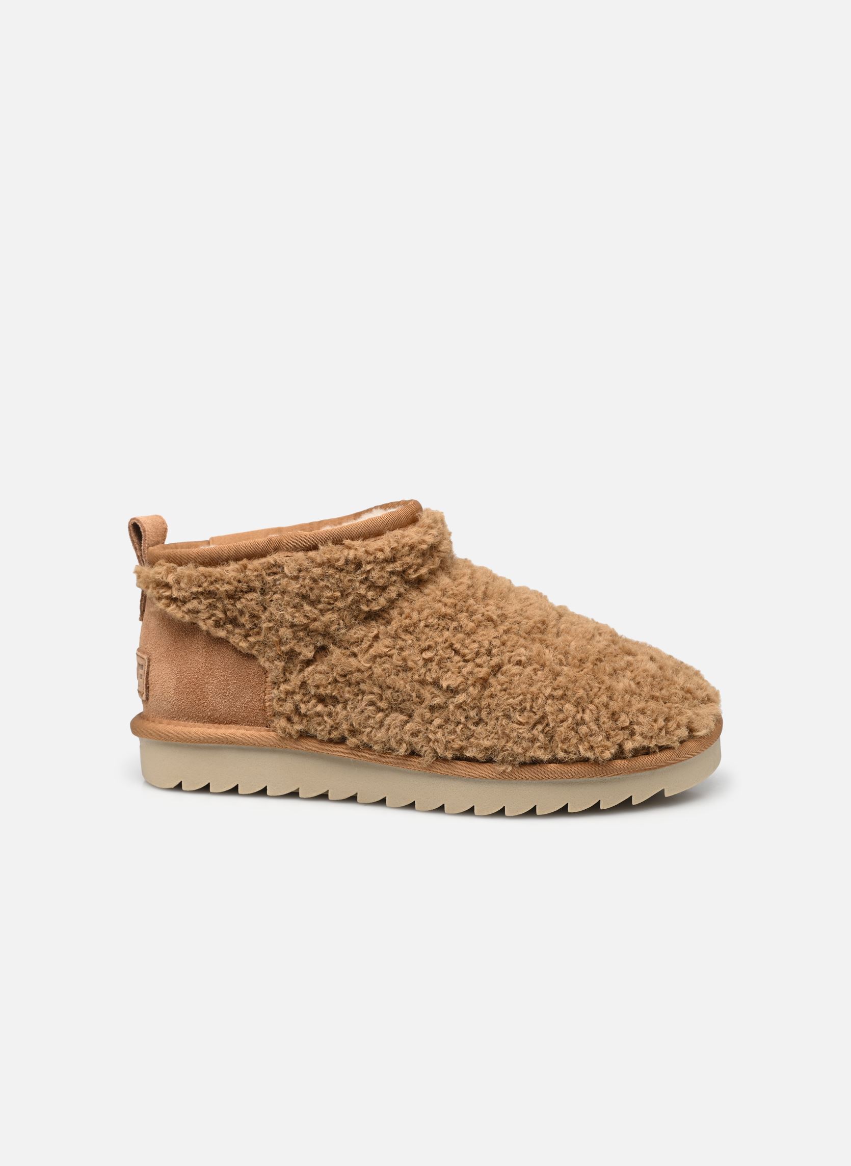 Bottines fourrées Short winter boot in teddy femme beige Colors of California Bottines fourrées Short winter boot in teddy femme beige TAN