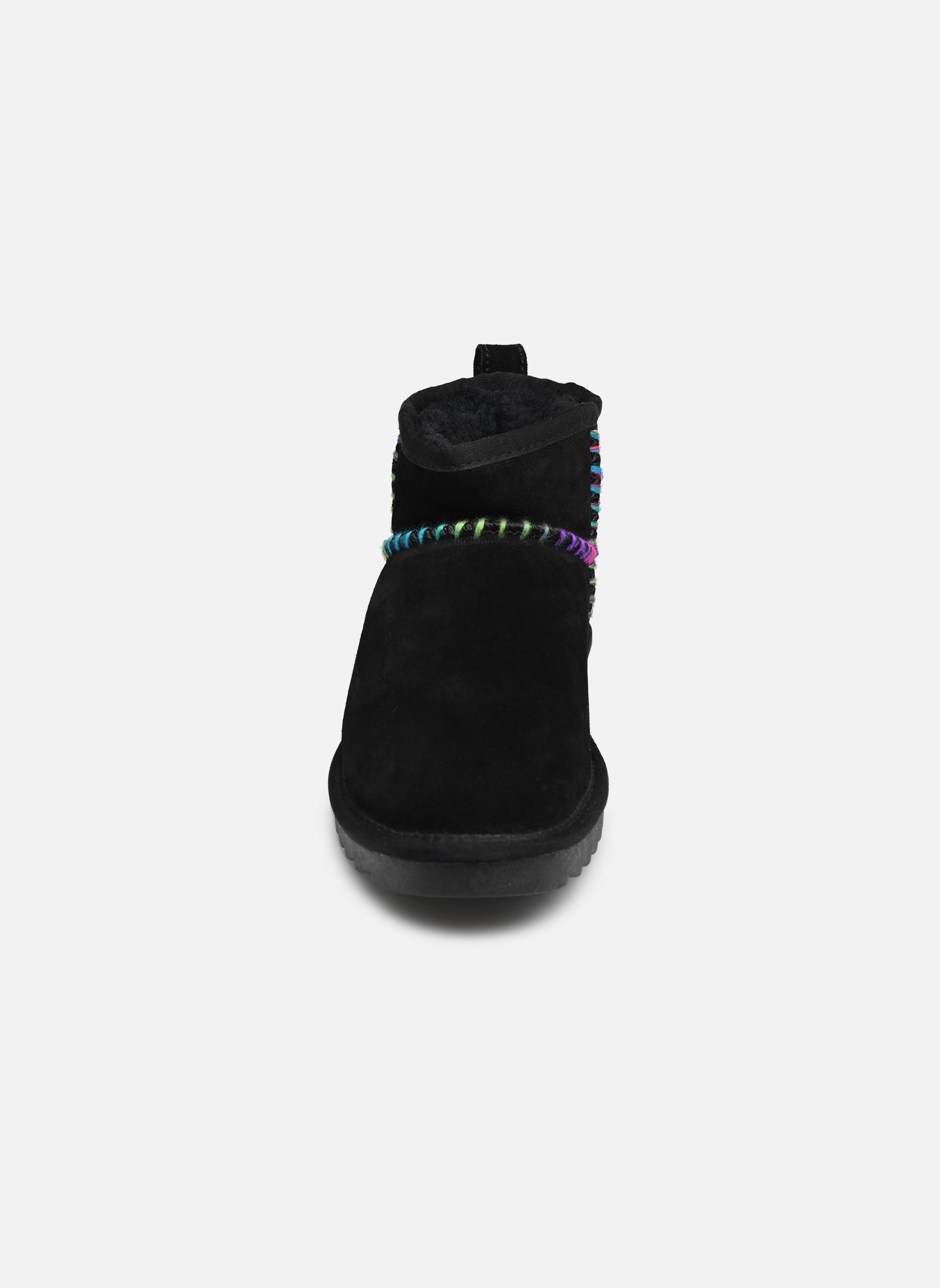 Bottines fourrées Winter boot with stitching femme noir Colors of California Bottines fourrées Winter boot with stitching femme noir BLACK