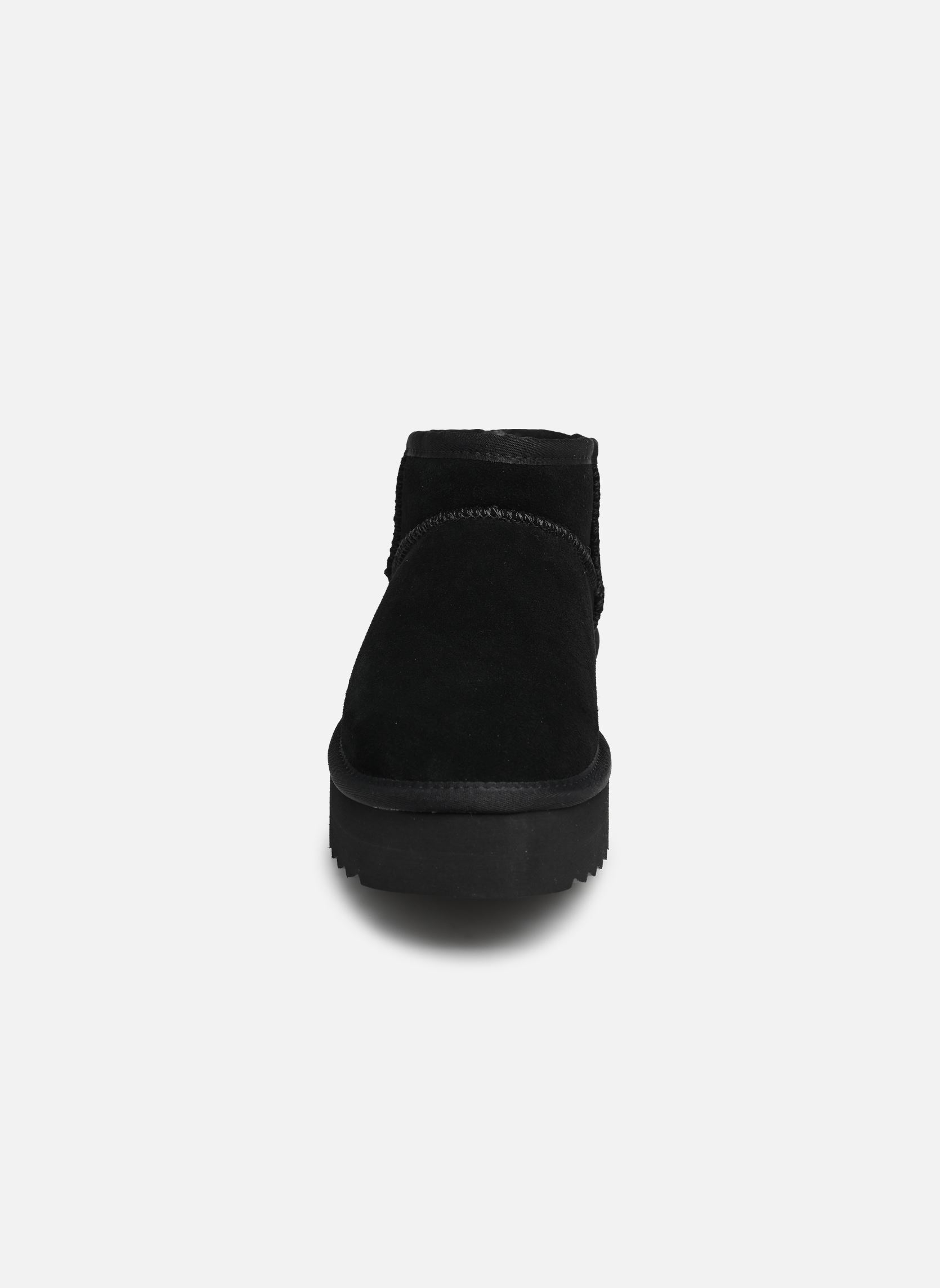 Bottines fourrées Platfrom winter boot in suede femme noir Colors of California Bottines fourrées Platfrom winter boot in suede femme noir Black