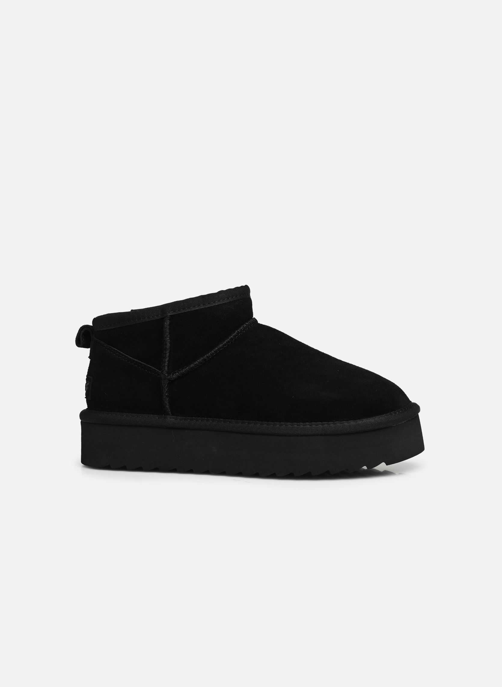 Bottines fourrées Platfrom winter boot in suede femme noir Colors of California Bottines fourrées Platfrom winter boot in suede femme noir Black