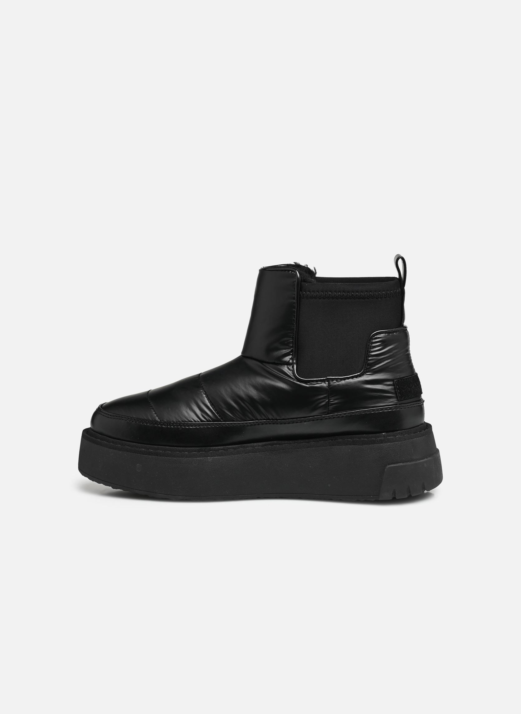 Bottes de neige Boot nylon mix snk sole femme noir Colors of California Bottes de neige Boot nylon mix snk sole femme noir BLACK