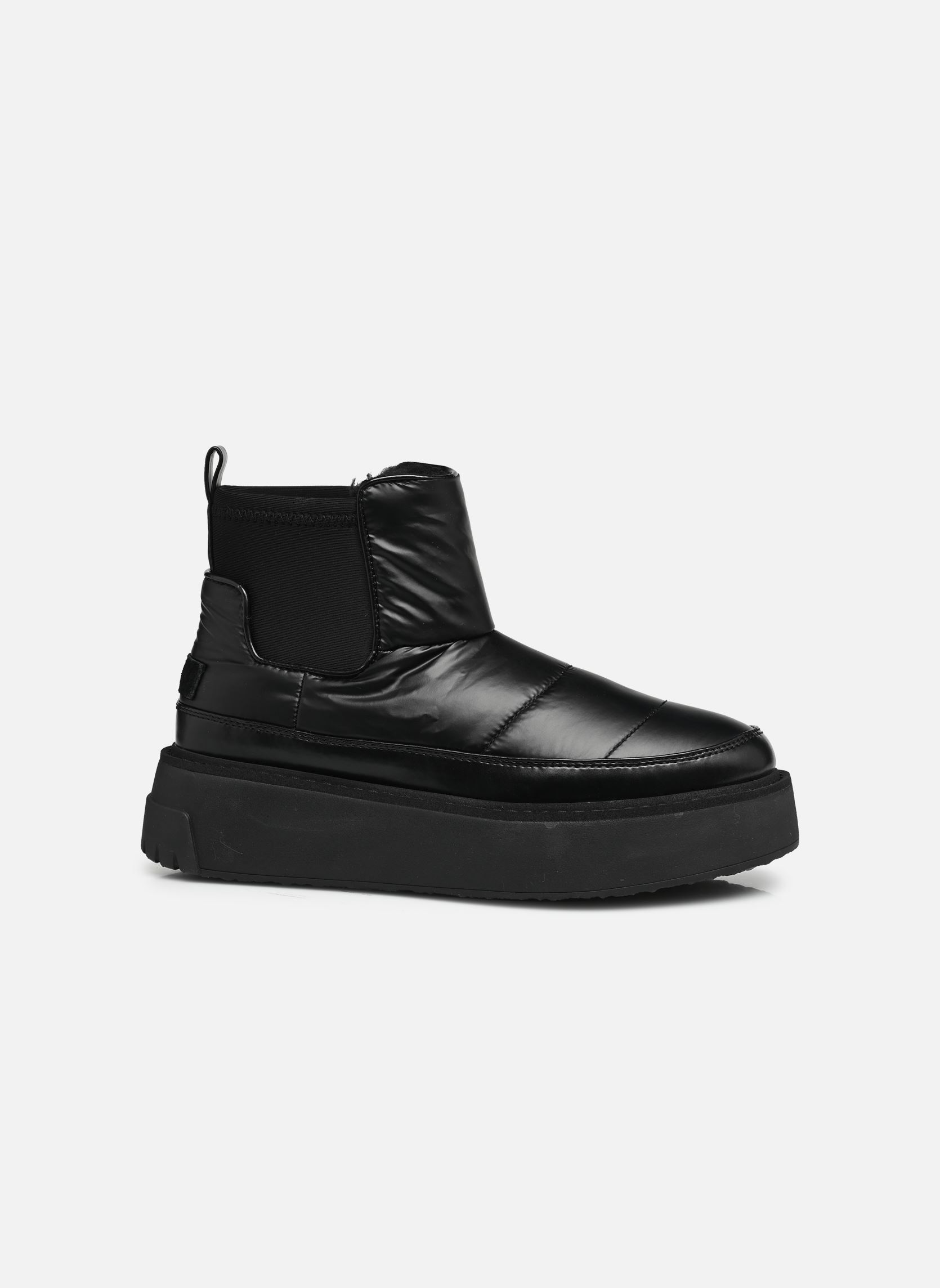 Bottes de neige Boot nylon mix snk sole femme noir Colors of California Bottes de neige Boot nylon mix snk sole femme noir BLACK