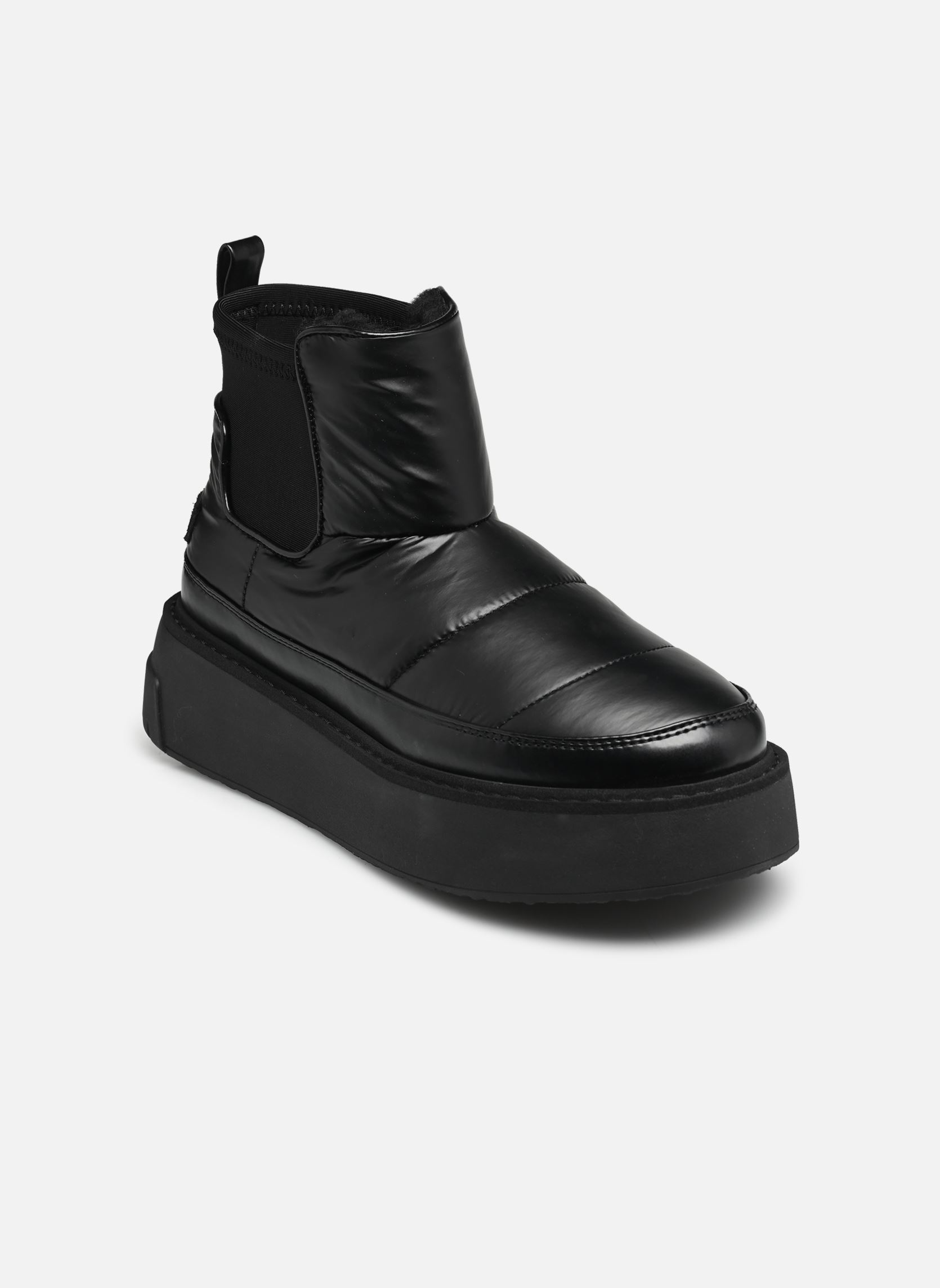 Bottes de neige Boot nylon mix snk sole femme noir Colors of California Bottes de neige Boot nylon mix snk sole femme noir BLACK
