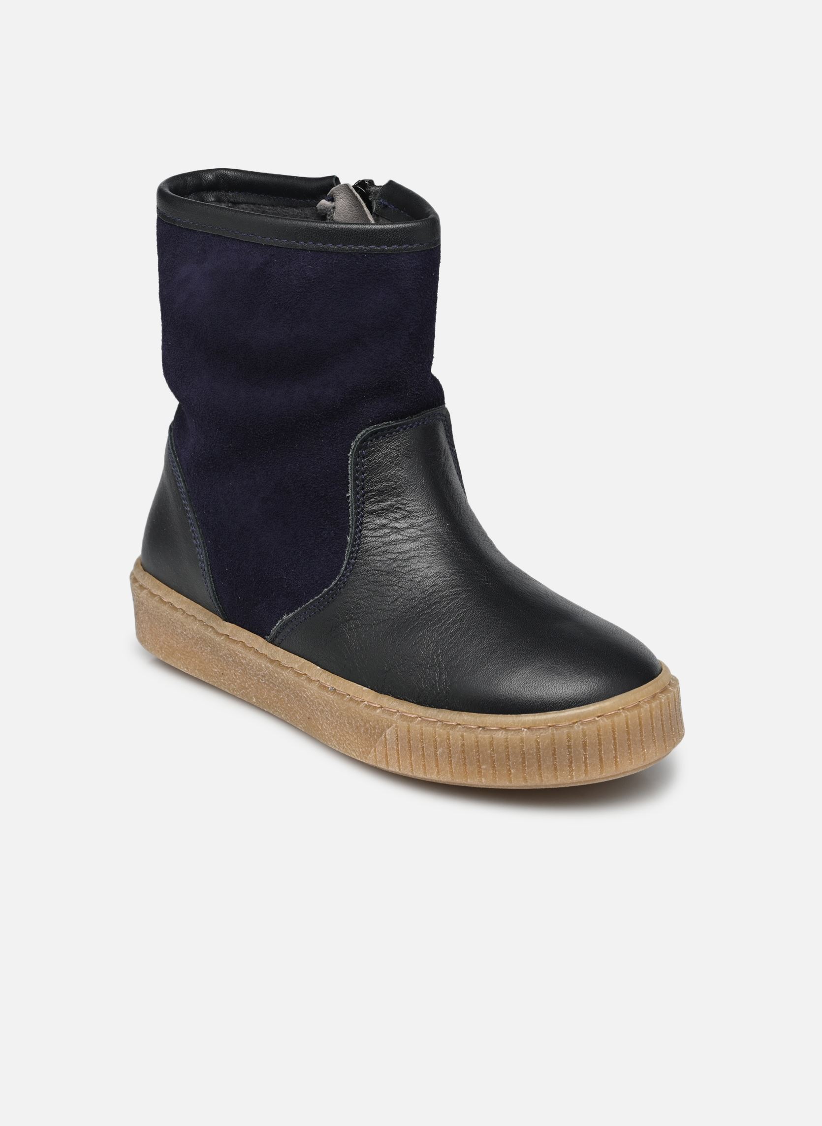 Bottines BOLUBO LEATHER garçon bleu Rose et Martin Bottines BOLUBO LEATHER garçon bleu Marine