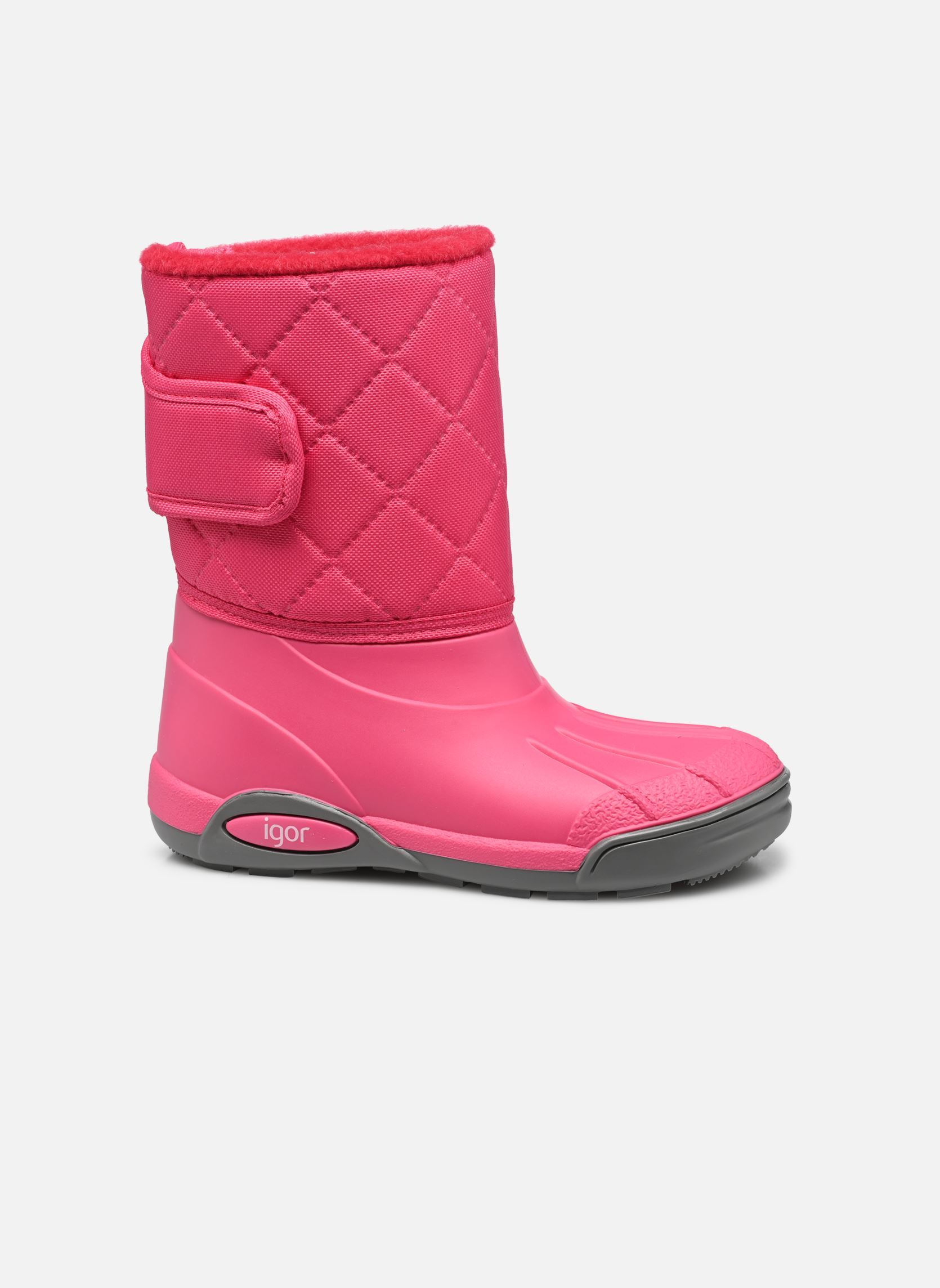 Schneestiefel Topo Ski Nylon mädchen rosa Igor Schneestiefel Topo Ski Nylon mädchen rosa FUSCIA