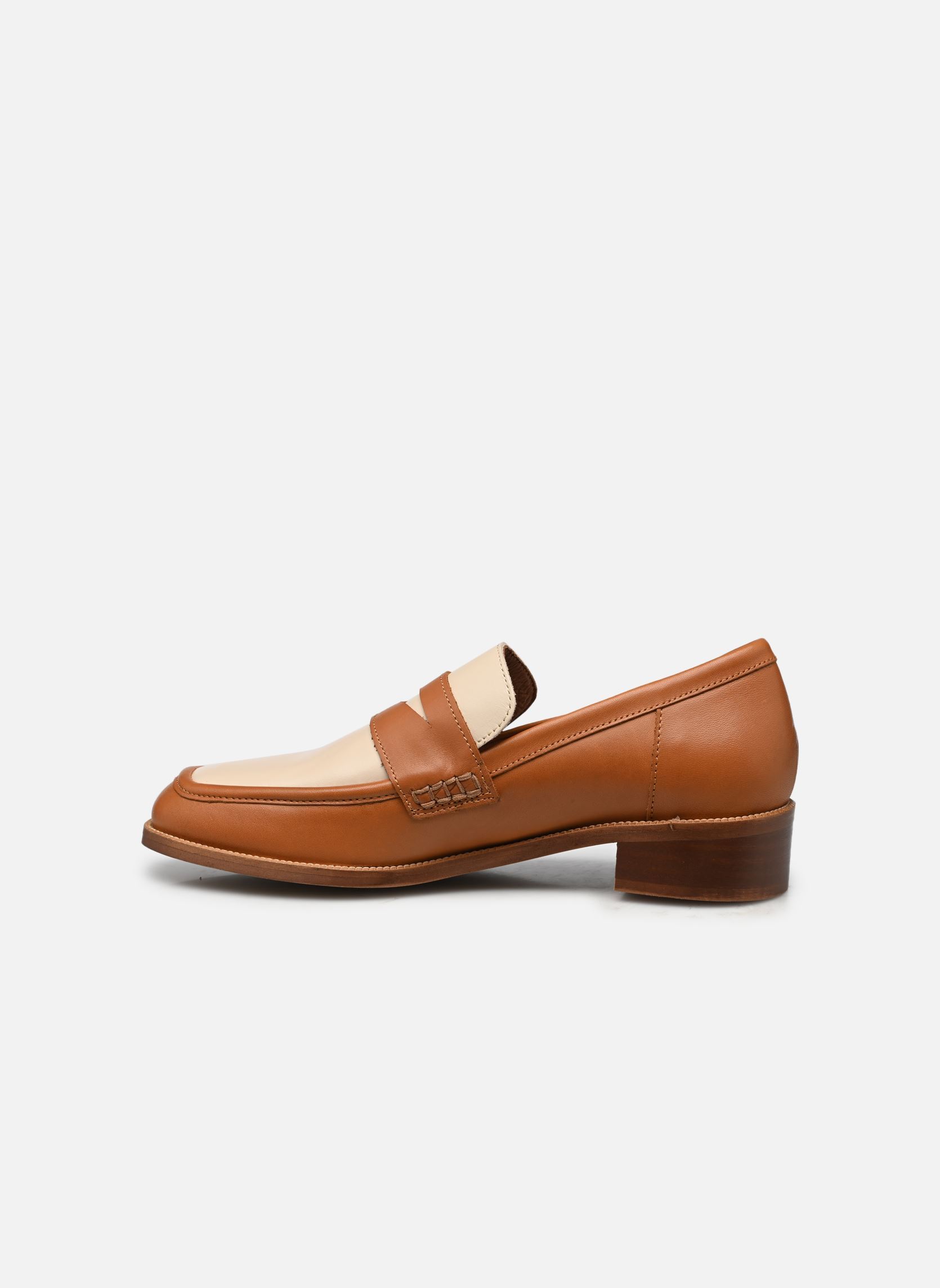 Mocassins Aristide femme marron Georgia Rose Mocassins Aristide femme marron COGNAC/BEIGE