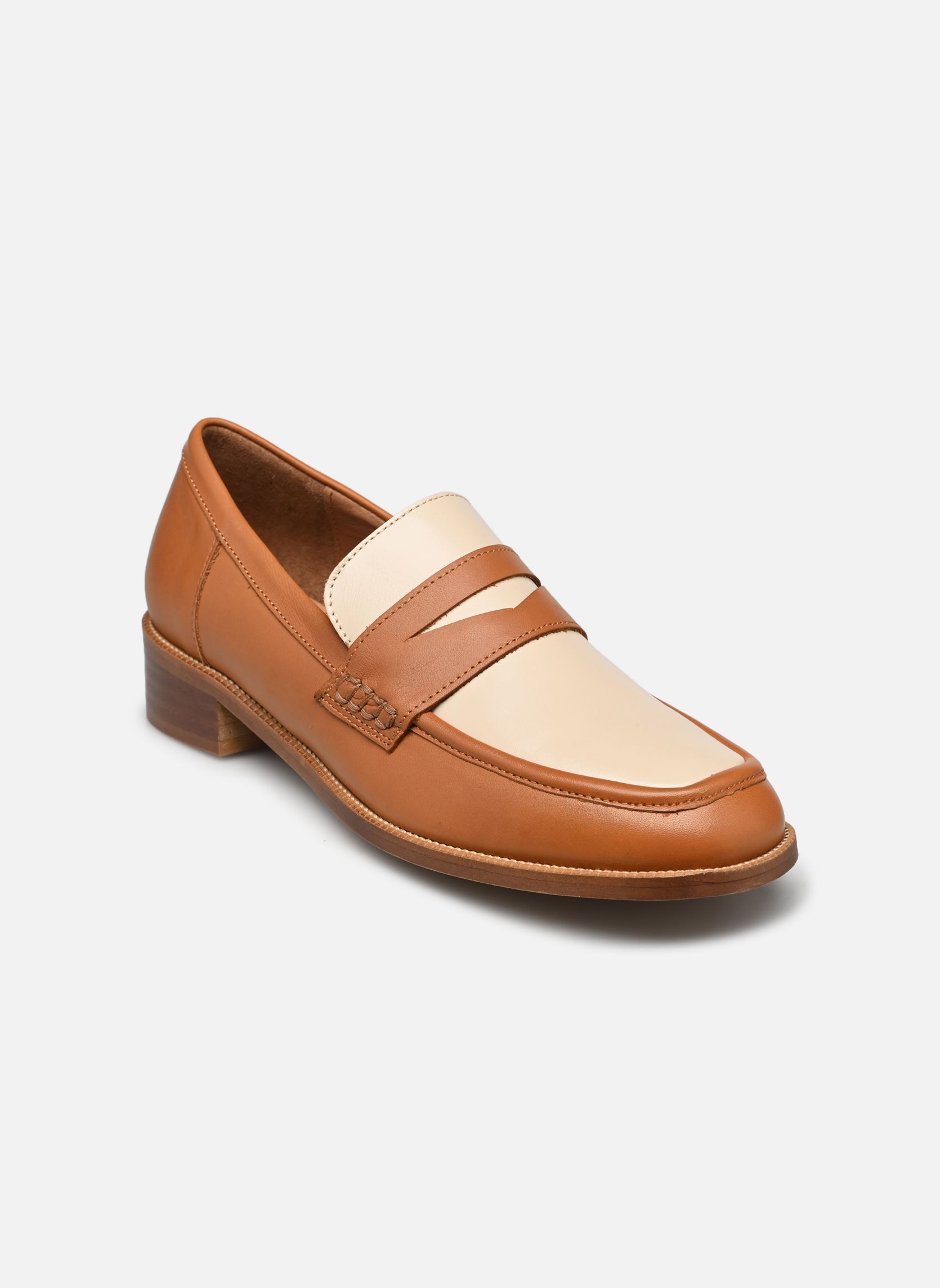 Mocassins Aristide femme marron Georgia Rose Mocassins Aristide femme marron COGNAC/BEIGE