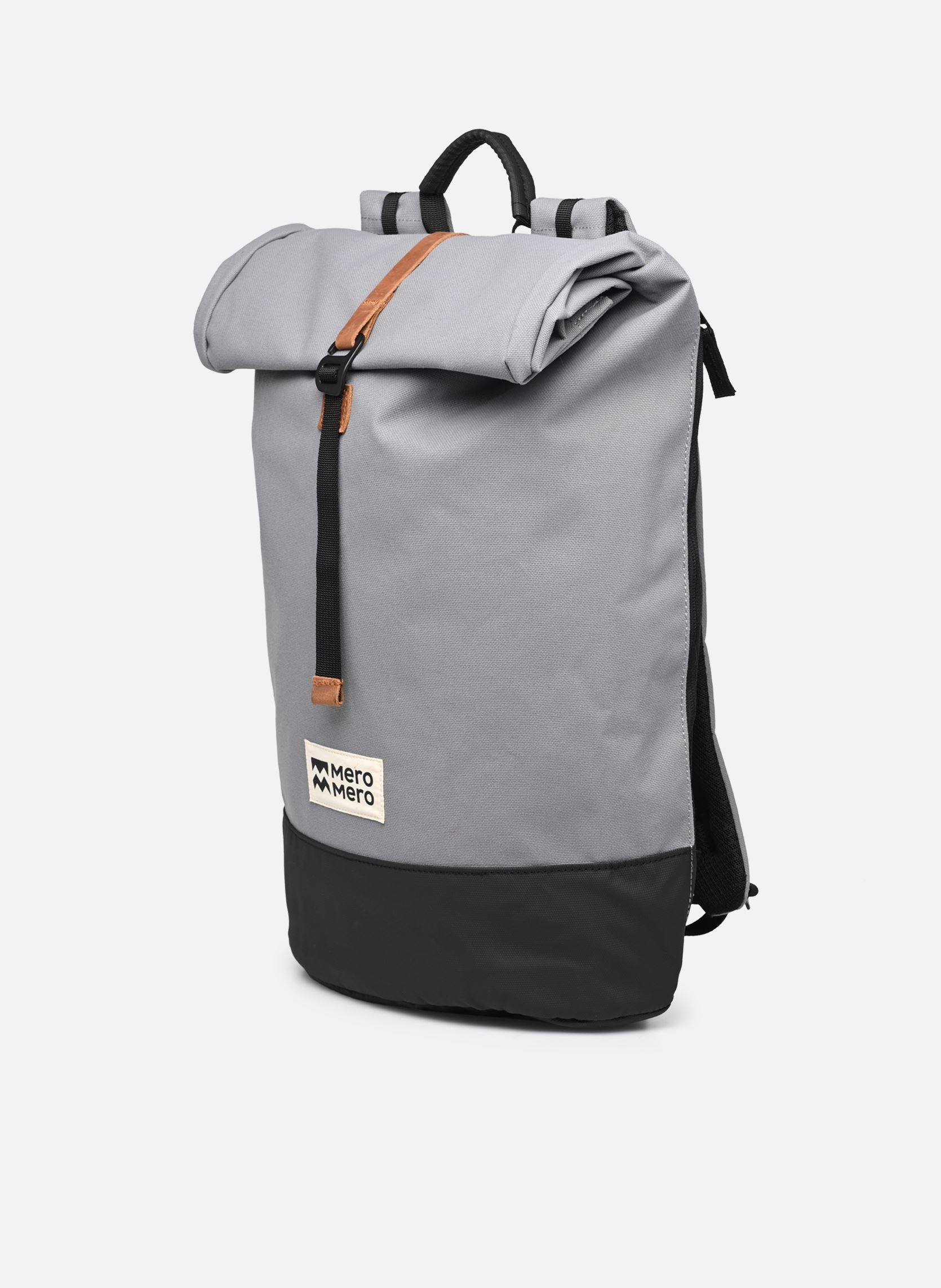 Sacs à dos Wanaka Bag gris MeroMero Sacs à dos Wanaka Bag gris Stone Grey /Brown leather
