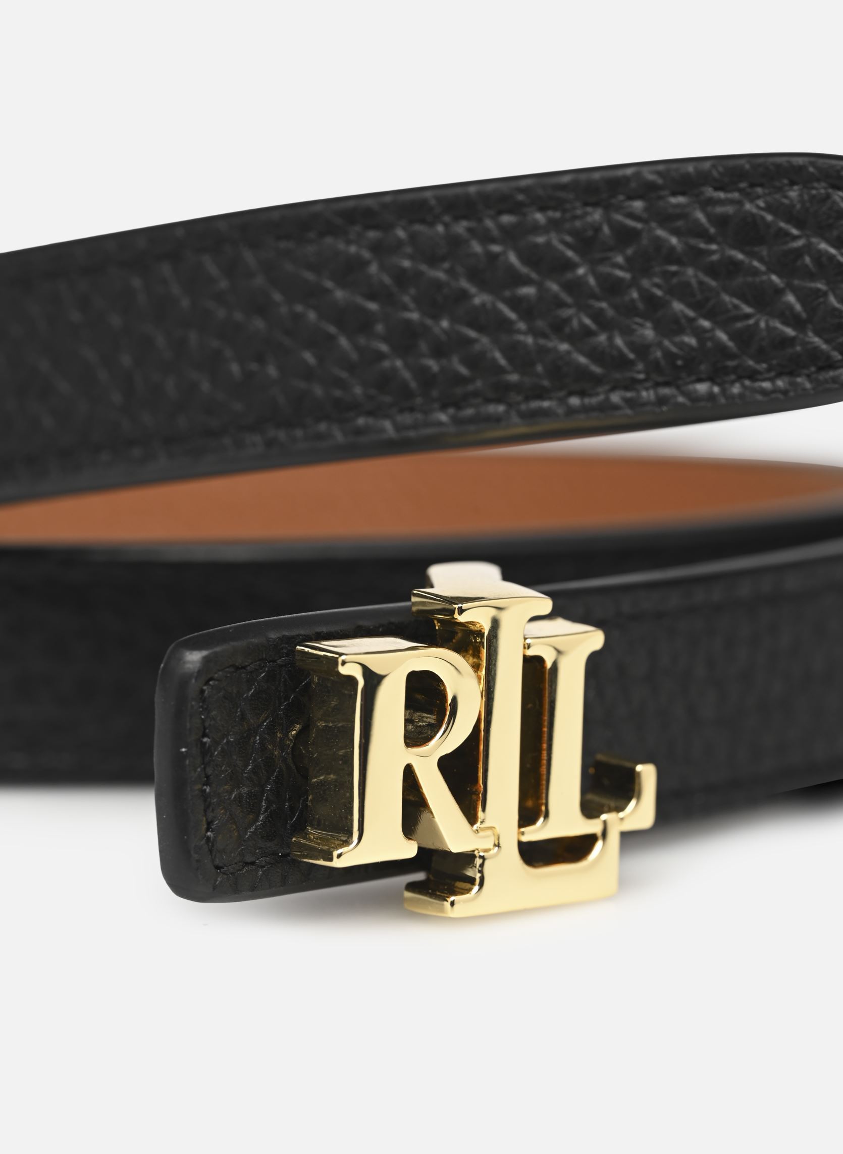 Riemen Rev Lrl 20-Belt-Skinny dames zwart Lauren Ralph Lauren Riemen Rev Lrl 20-Belt-Skinny dames zwart BLACK/LAUREN TAN