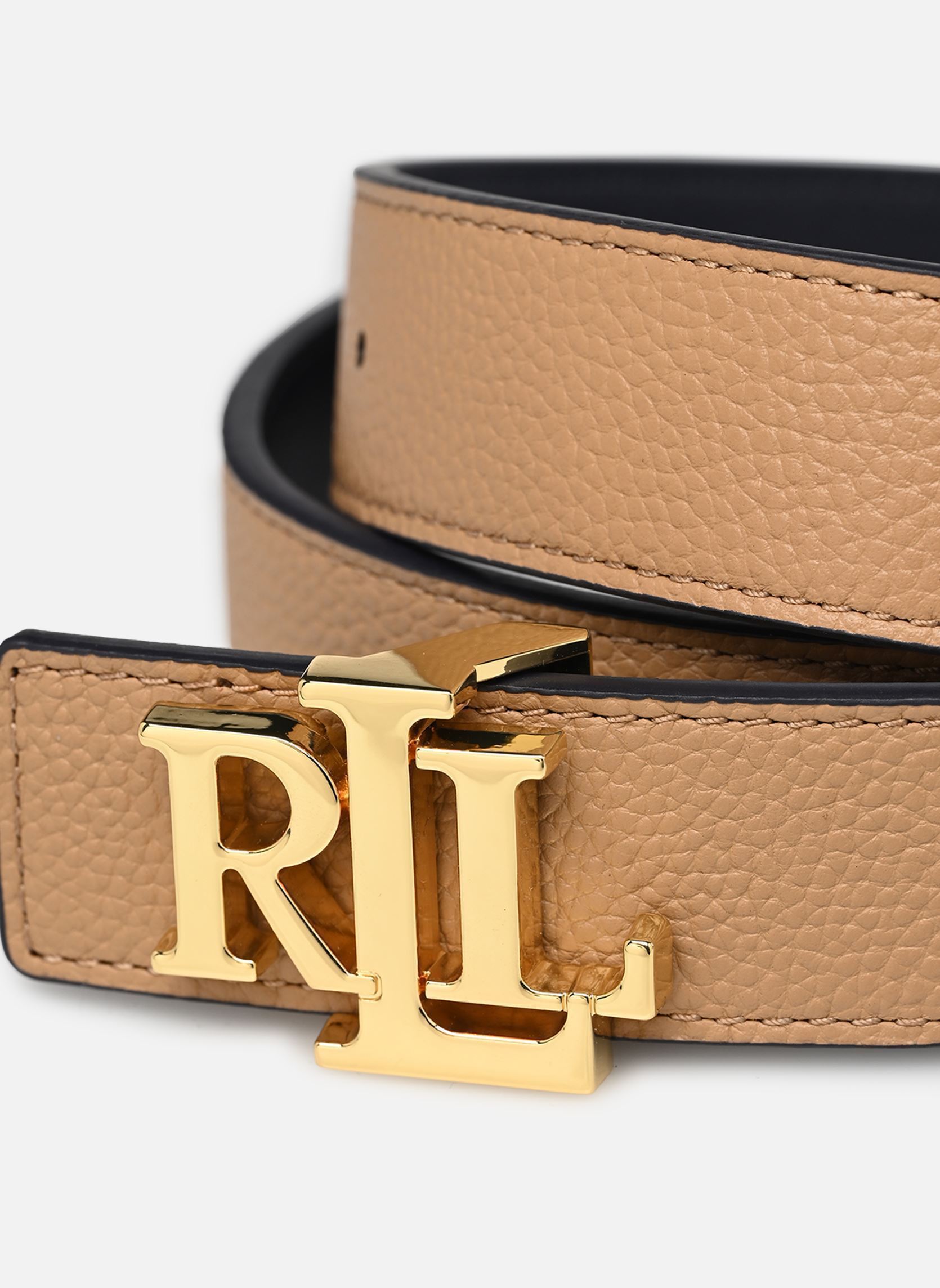 Riemen Rev Lrl 30-Belt-Medium dames camel Lauren Ralph Lauren Riemen Rev Lrl 30-Belt-Medium dames camel CAMEL/LAUREN NAVY