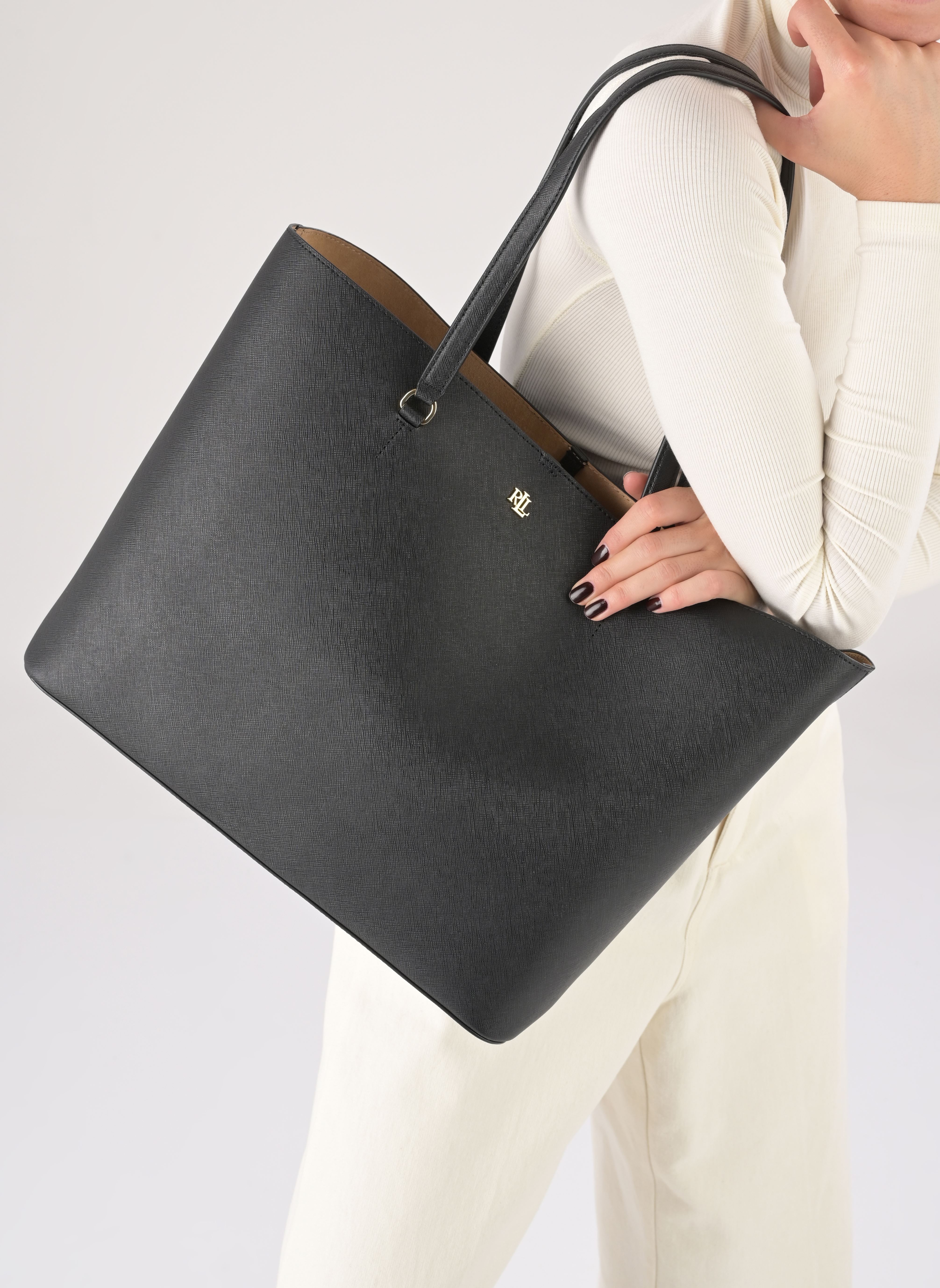 Bolsas de compra Karly-Tote-Large mujer negro Lauren Ralph Lauren Bolsas de compra Karly-Tote-Large mujer negro BLACK