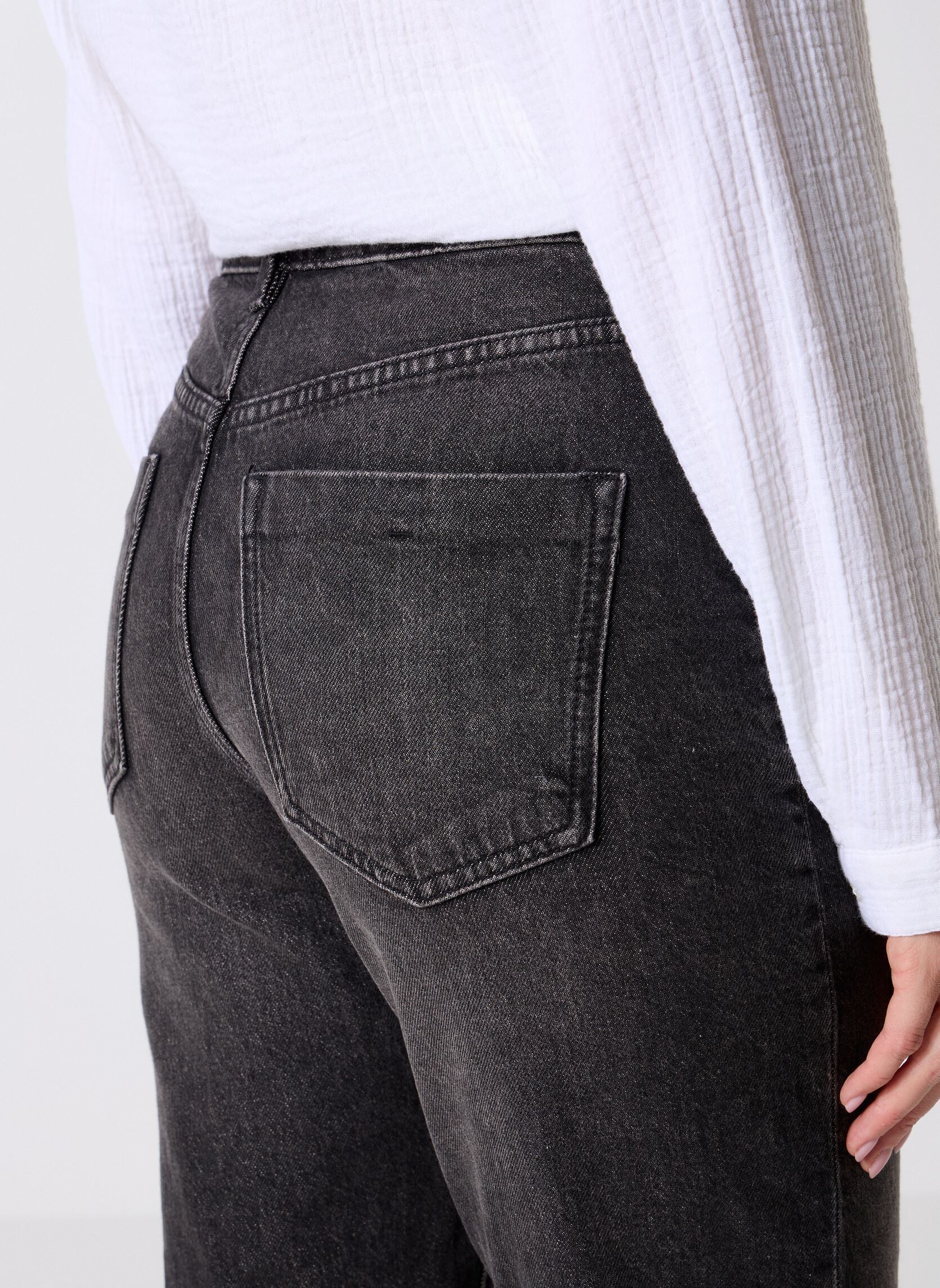 Vaqueros estilo "mom" PRISCCA mujer gris Georgia Rose Vaqueros estilo "mom" PRISCCA mujer gris DENIM GREY