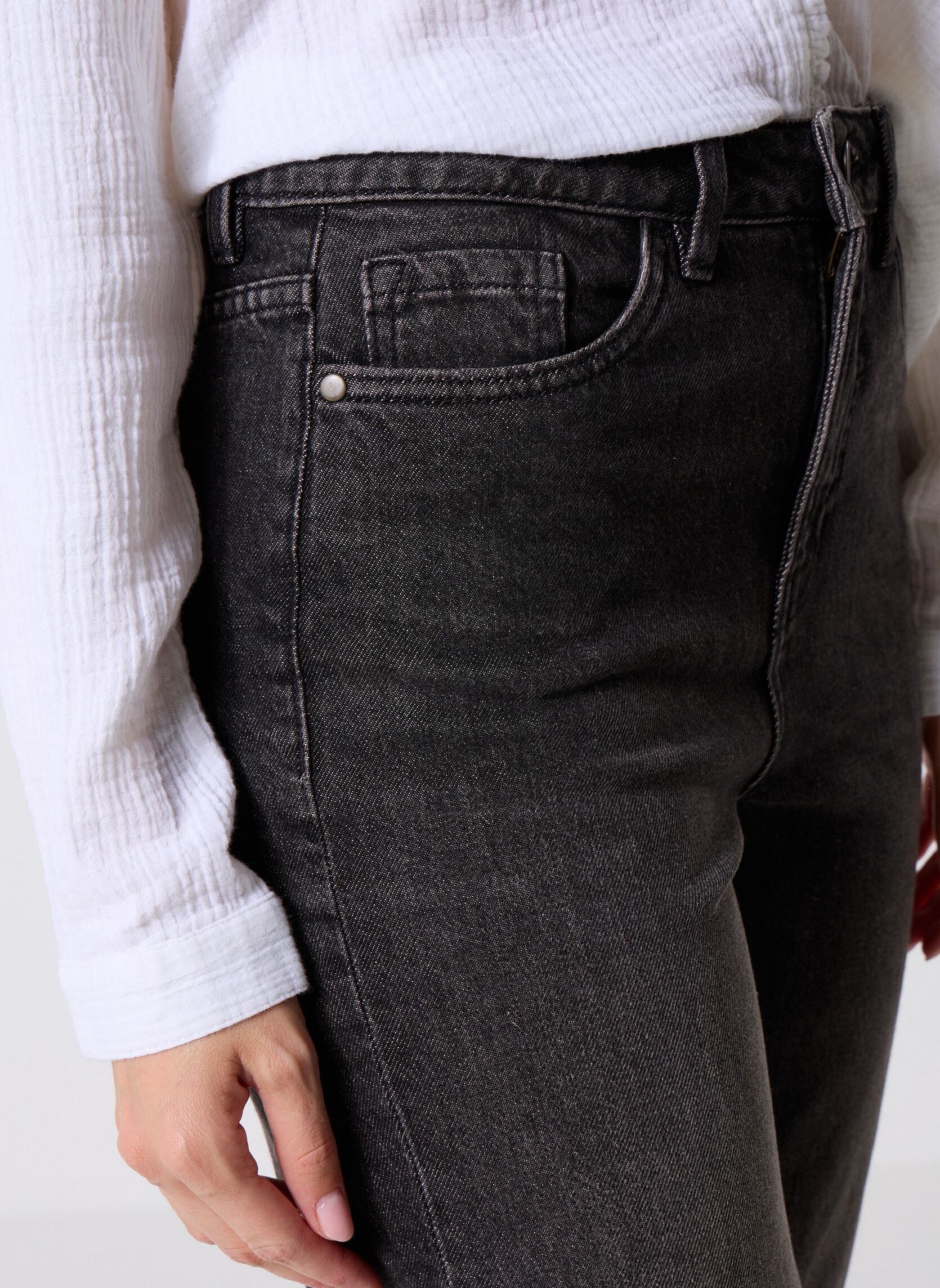 Vaqueros estilo "mom" PRISCCA mujer gris Georgia Rose Vaqueros estilo "mom" PRISCCA mujer gris DENIM GREY