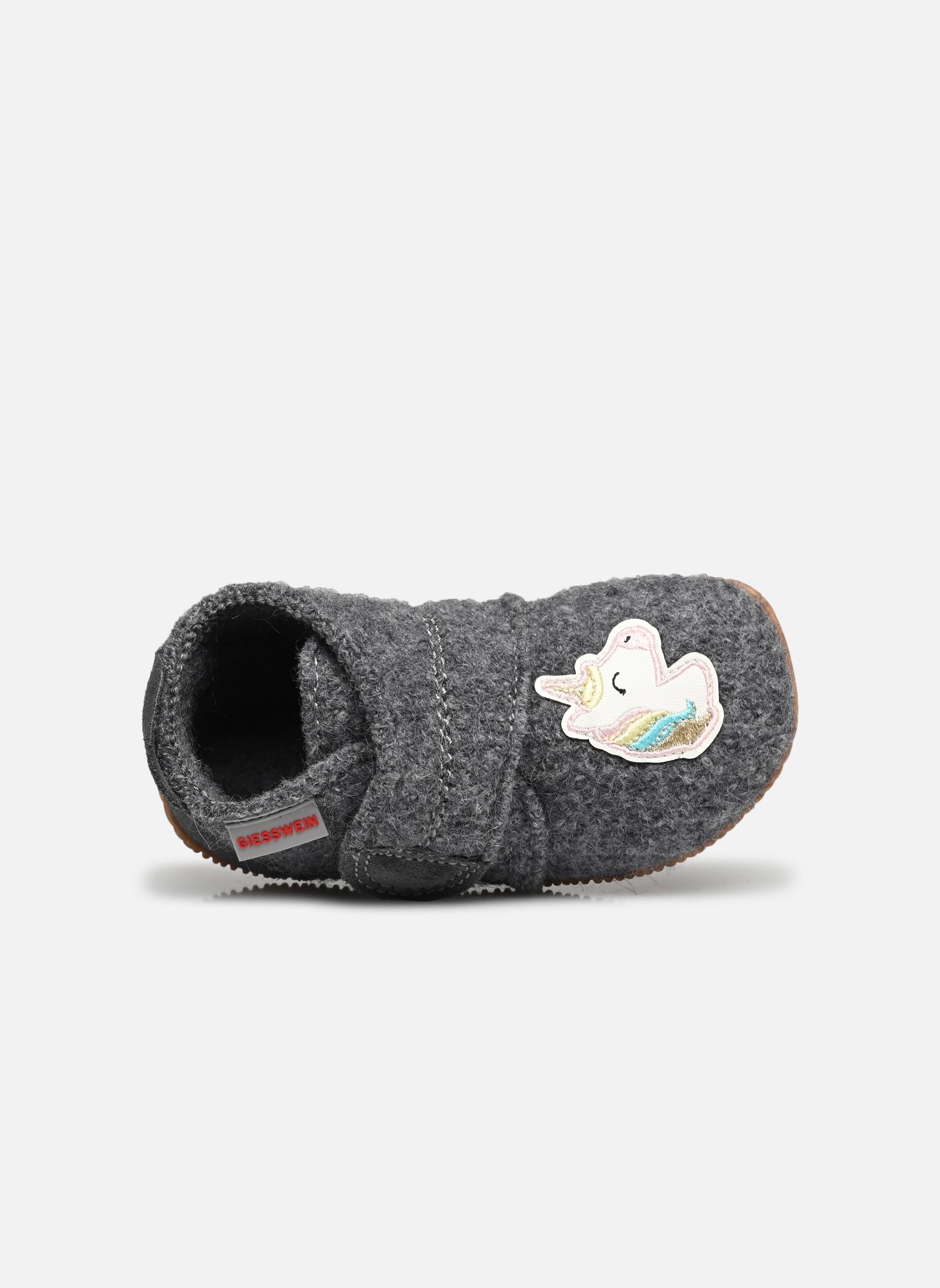 Chaussons Oschatz fille gris Giesswein Chaussons Oschatz fille gris SCHIEFER