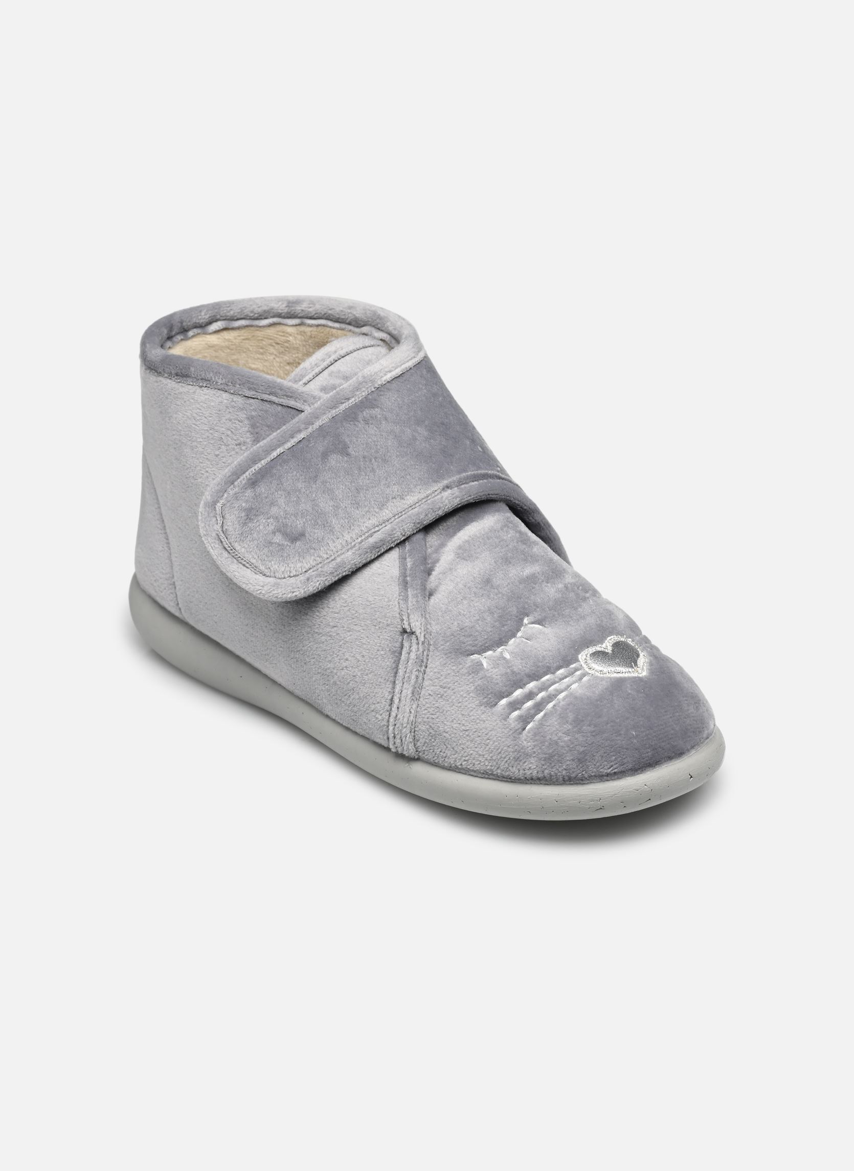 Pantuflas altas BOLINOU niña gris Rose et Martin Pantuflas altas BOLINOU niña gris Gris