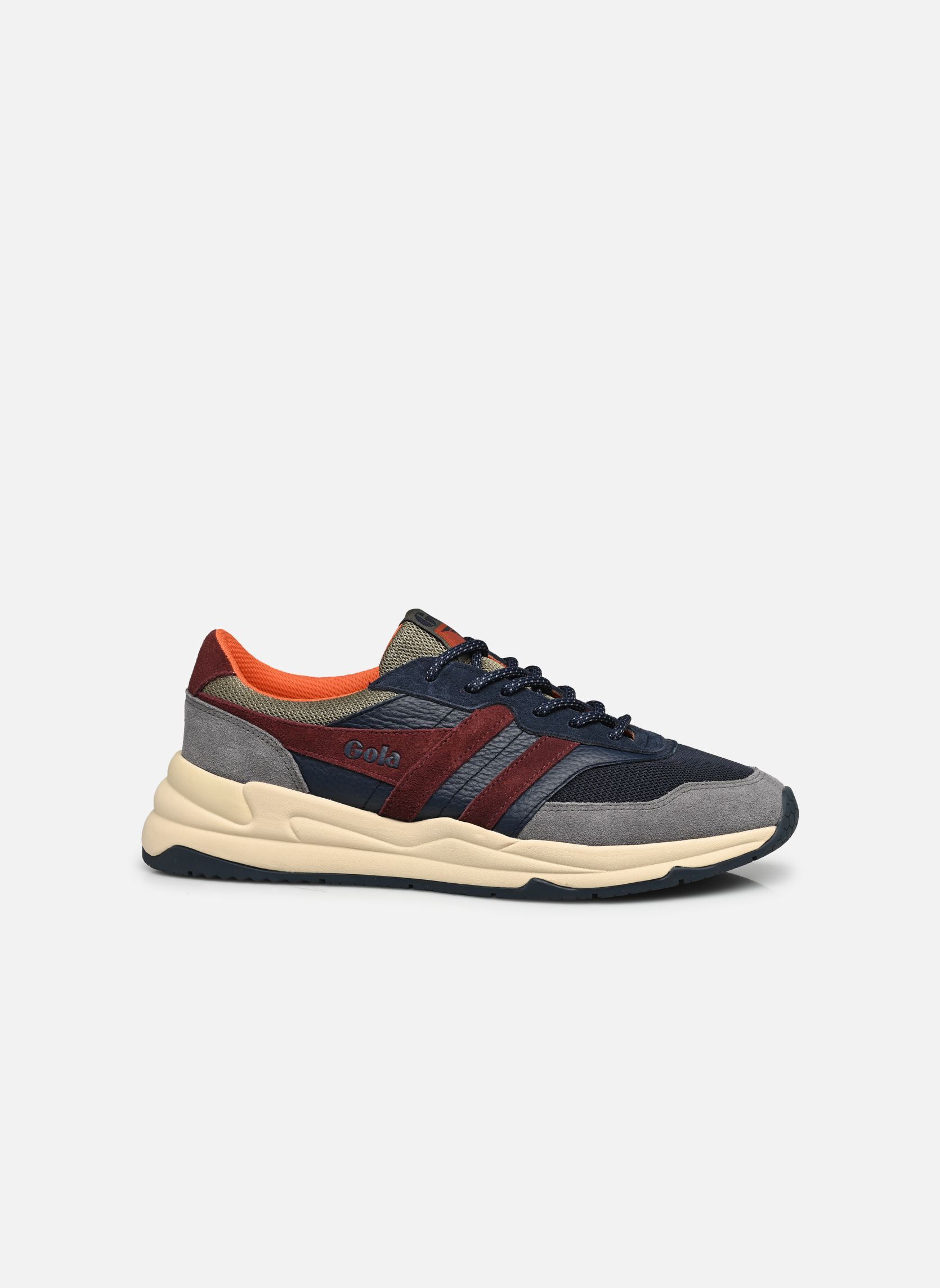Baskets Titan homme bleu Gola Baskets Titan homme bleu Navy/Ash/Burgundy