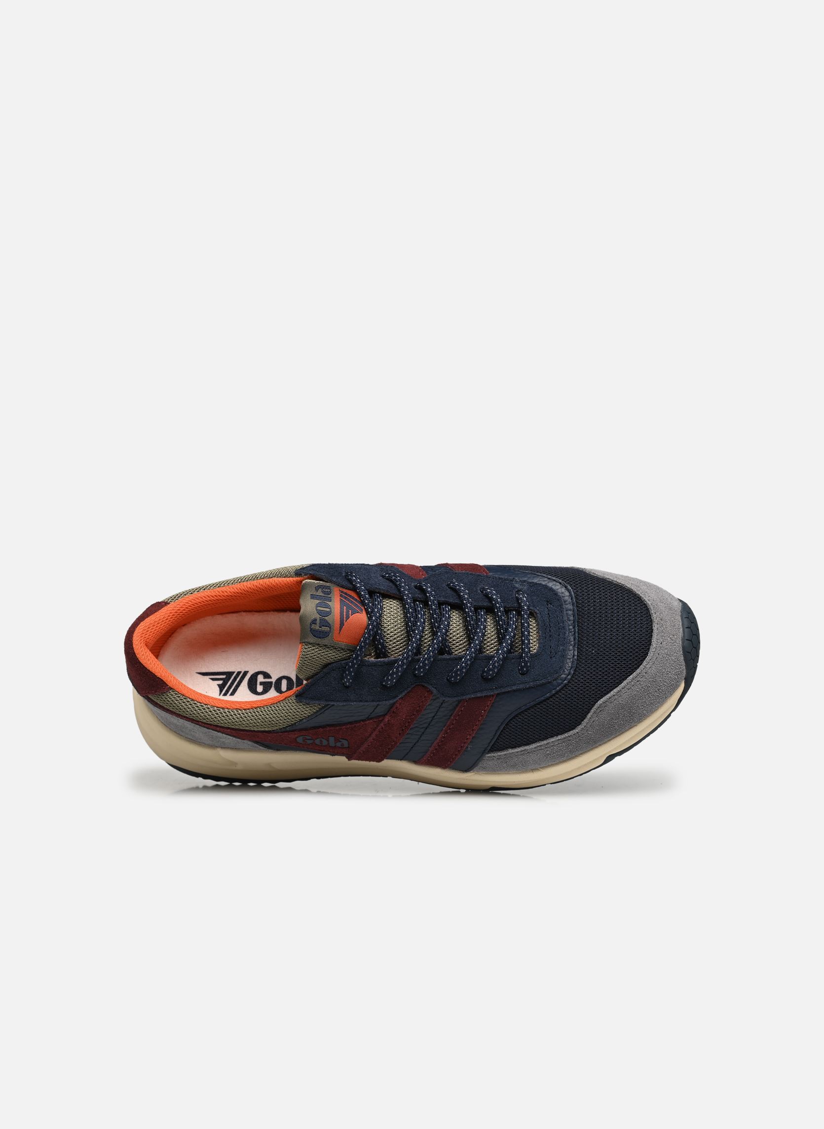Baskets Titan homme bleu Gola Baskets Titan homme bleu Navy/Ash/Burgundy