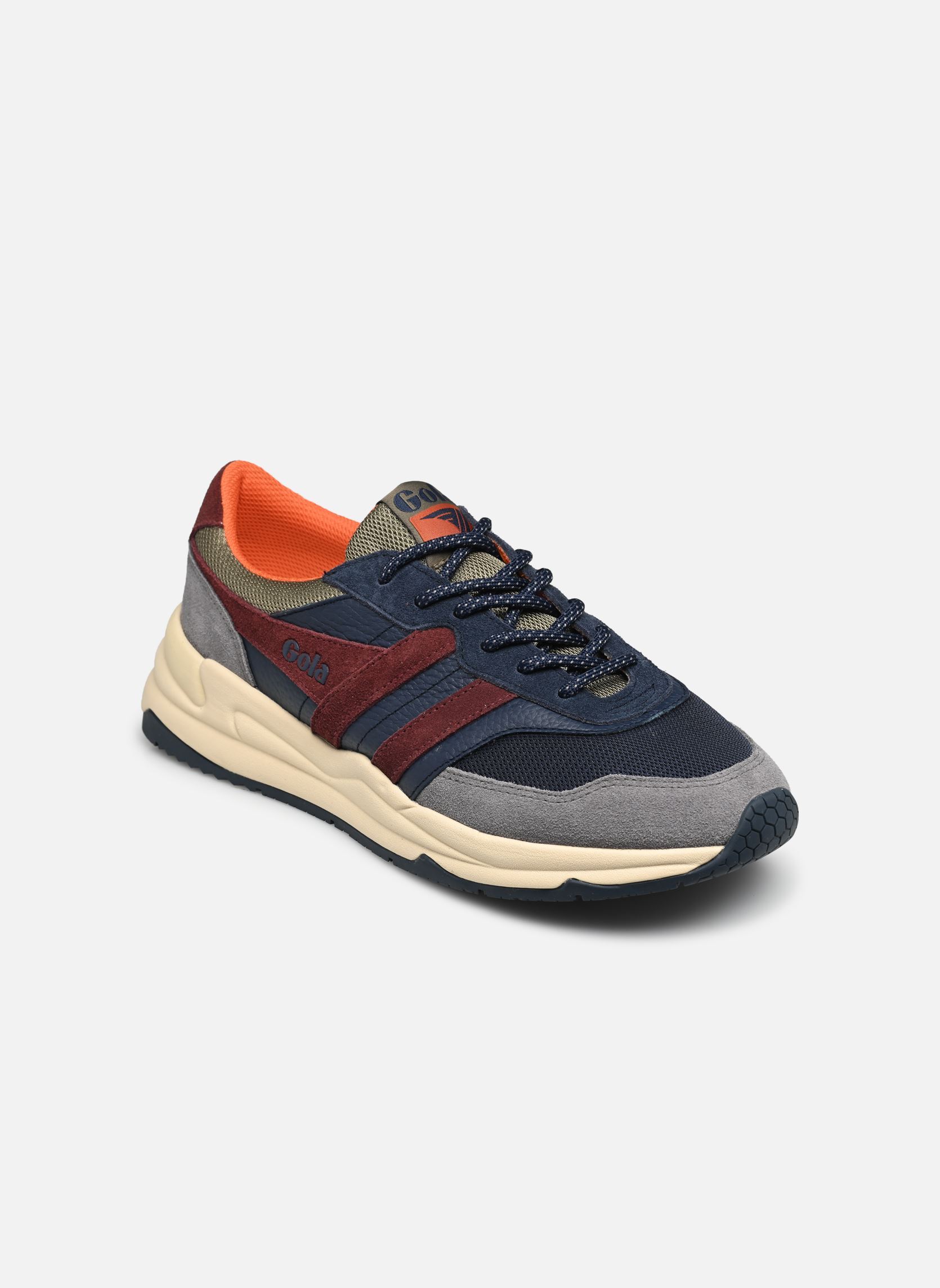 Baskets Titan homme bleu Gola Baskets Titan homme bleu Navy/Ash/Burgundy