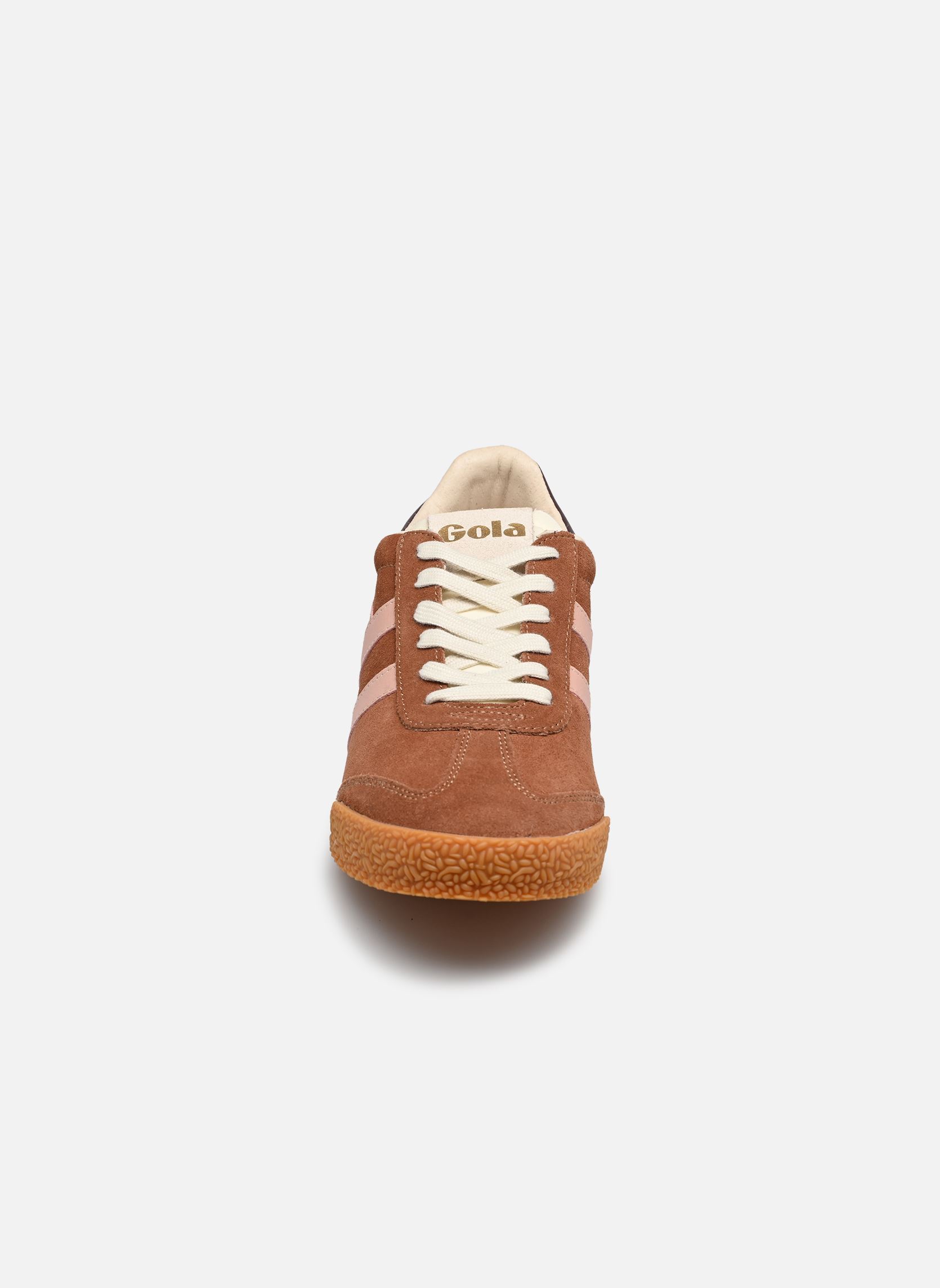 Lage sneakers Elan dames bruin Gola Lage sneakers Elan dames bruin UMBER/PEARL PINK/COCOA
