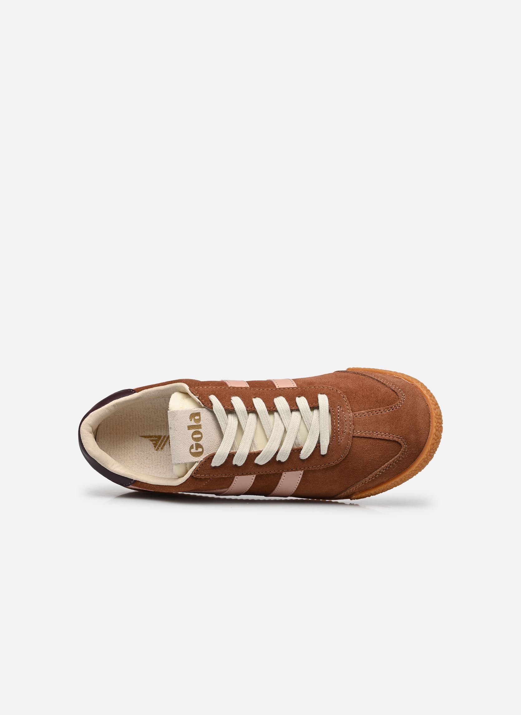Lage sneakers Elan dames bruin Gola Lage sneakers Elan dames bruin UMBER/PEARL PINK/COCOA