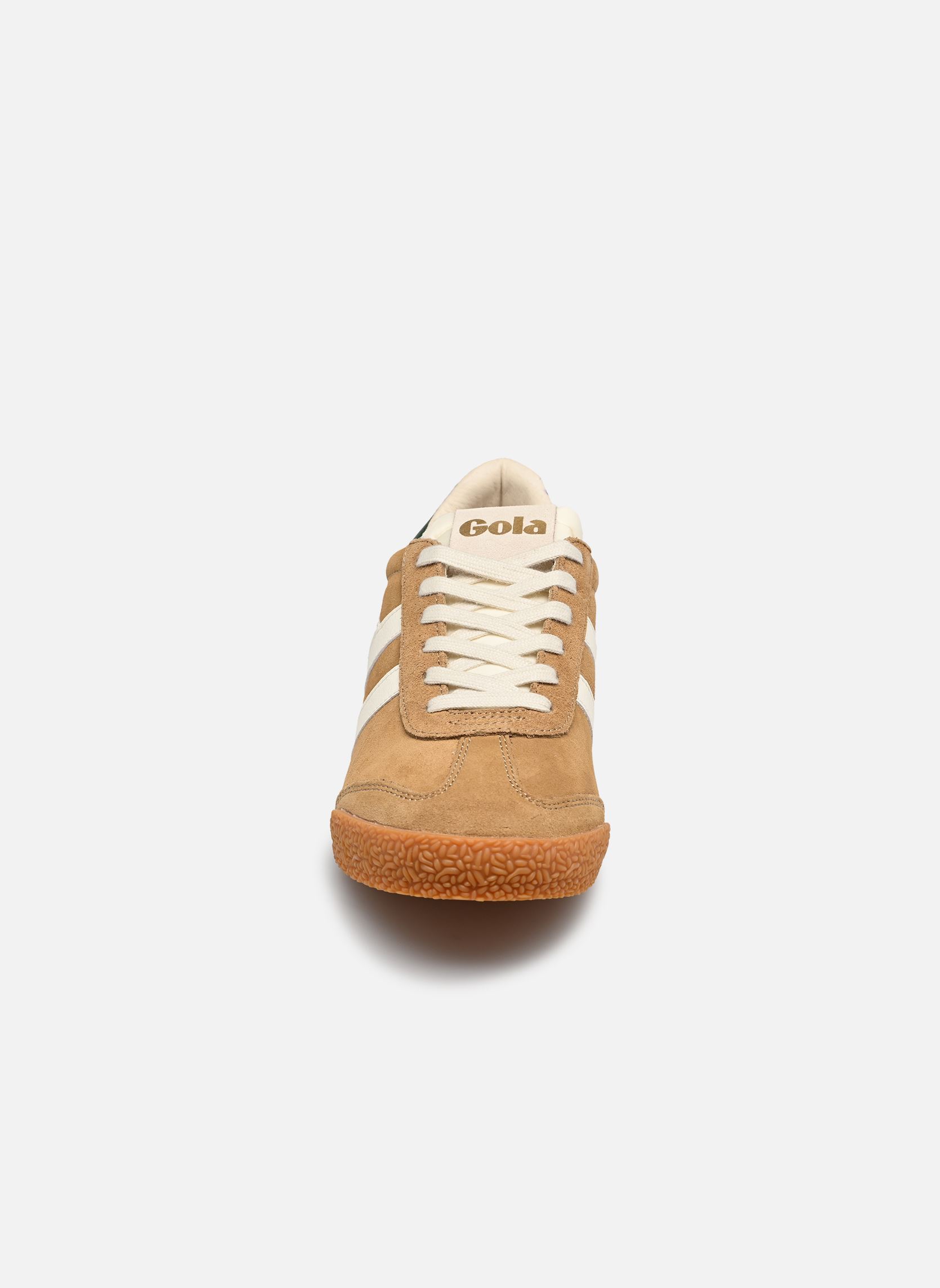 Lage sneakers Elan dames bruin Gola Lage sneakers Elan dames bruin BROWN SUGAR/OFF WHITE/EVERGREE