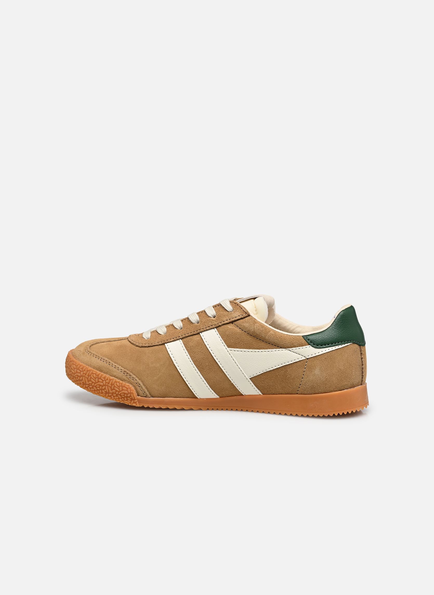 Lage sneakers Elan dames bruin Gola Lage sneakers Elan dames bruin BROWN SUGAR/OFF WHITE/EVERGREE