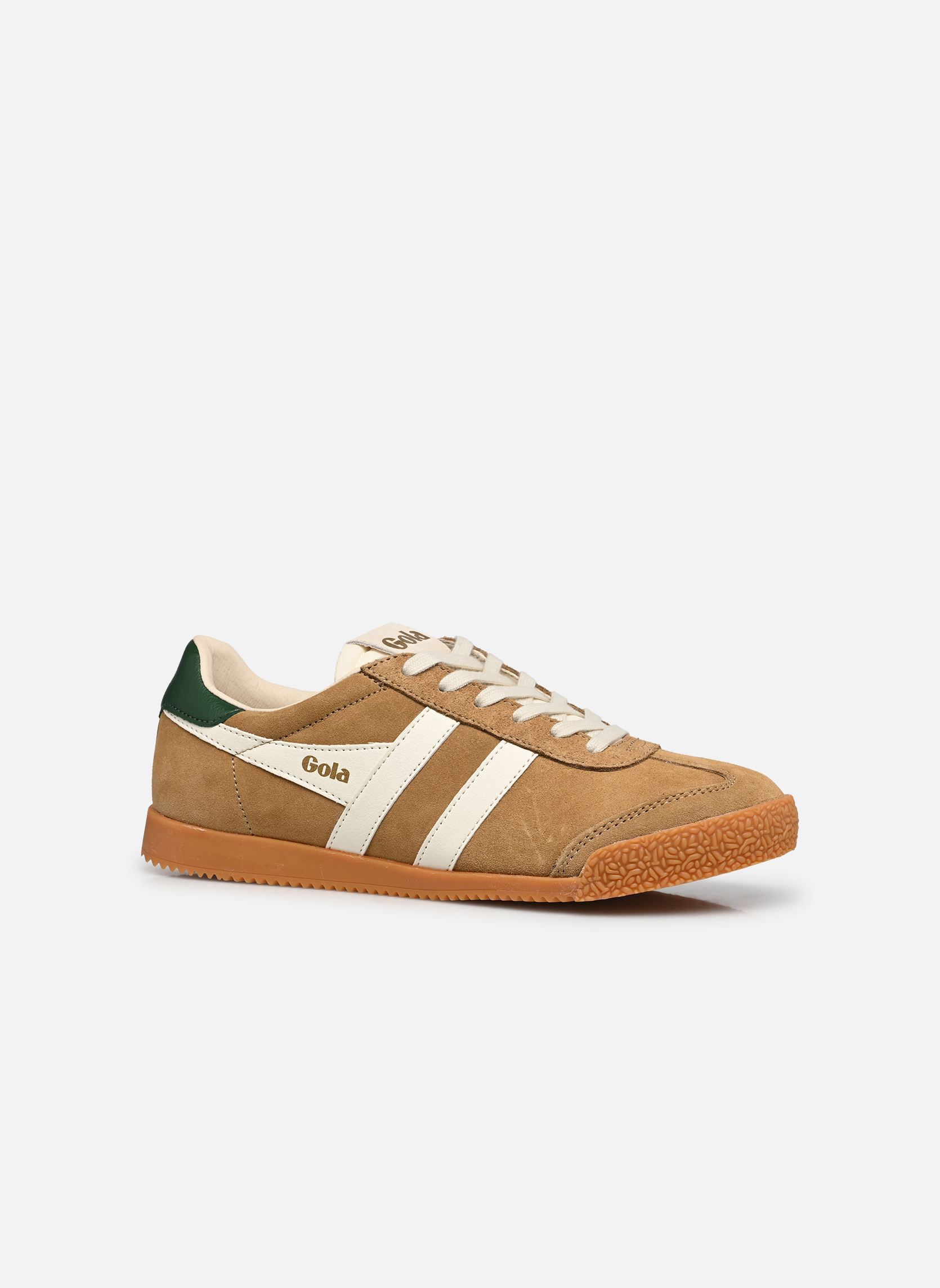 Lage sneakers Elan dames bruin Gola Lage sneakers Elan dames bruin BROWN SUGAR/OFF WHITE/EVERGREE