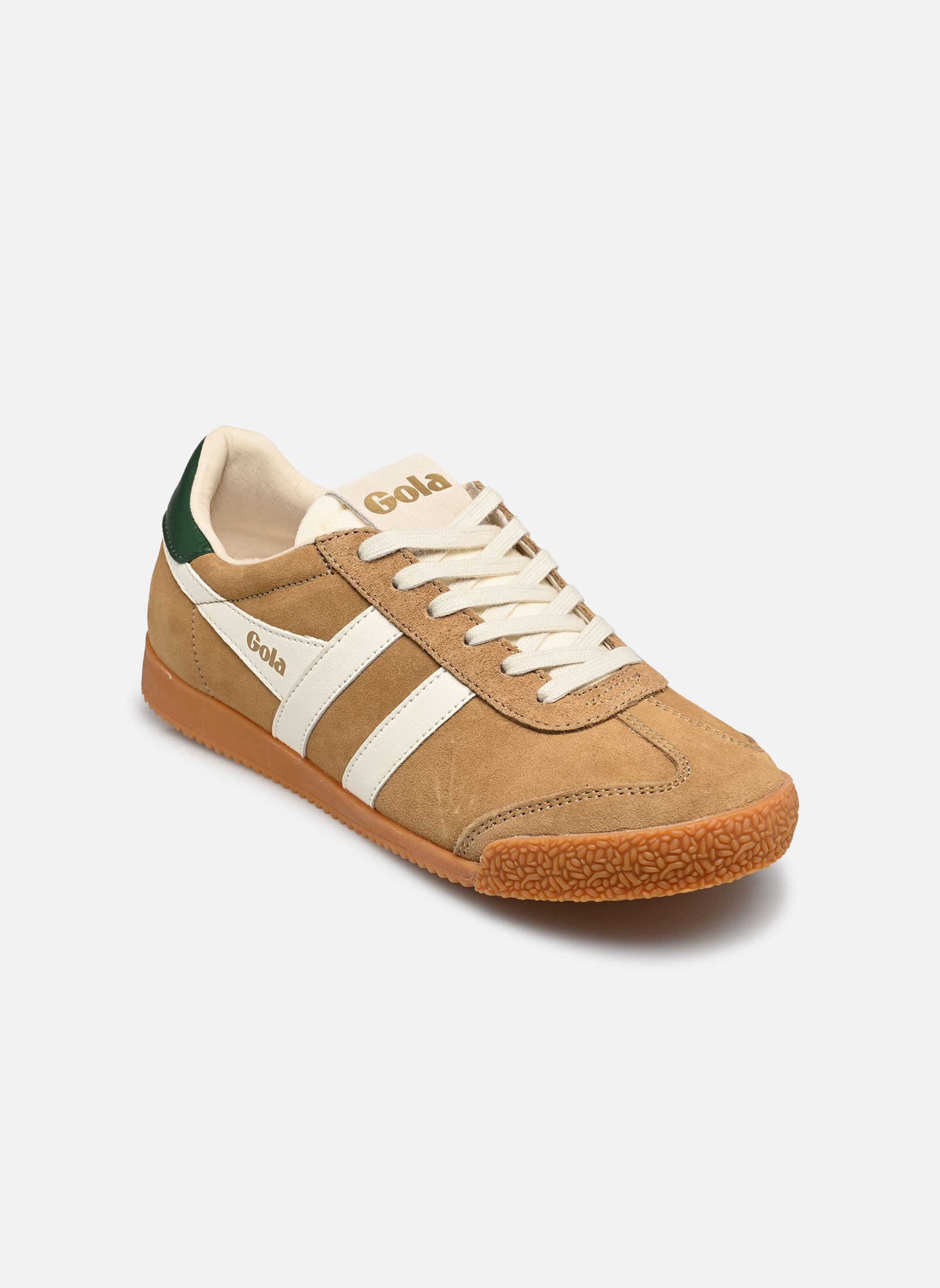 Lage sneakers Elan dames bruin Gola Lage sneakers Elan dames bruin BROWN SUGAR/OFF WHITE/EVERGREE