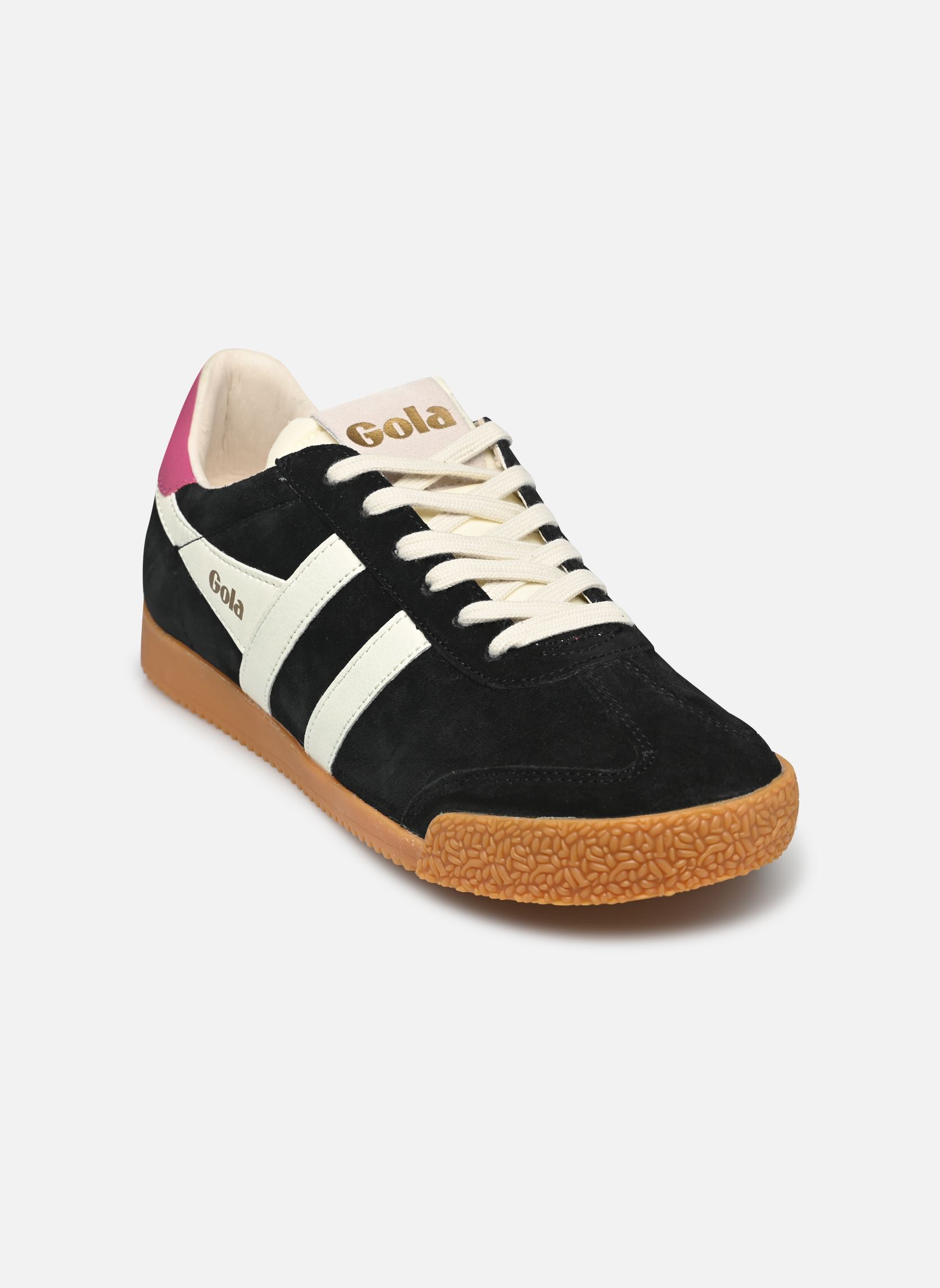 Baskets Elan femme noir Gola Baskets Elan femme noir BLACK/OFF WHITE/FUCHSIA