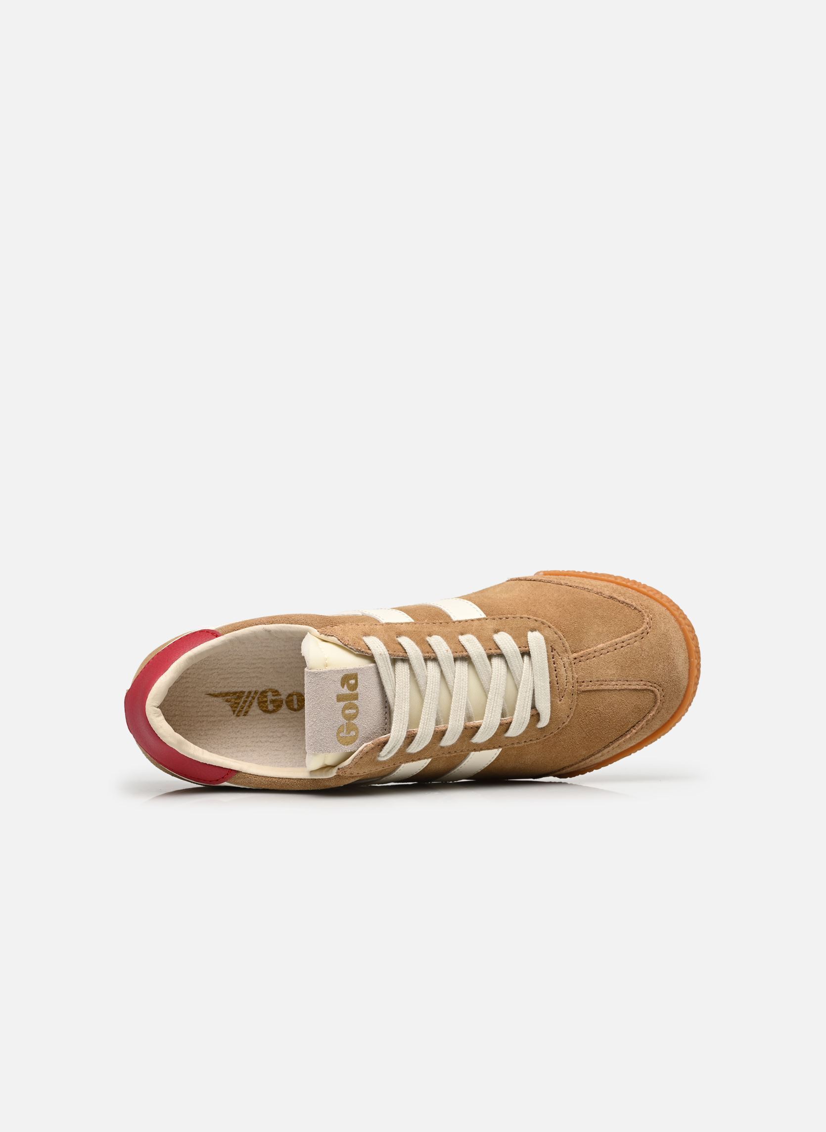 Sneaker Elan damen braun Gola Sneaker Elan damen braun CARAMEL/OFF WHITE/DEEP RED