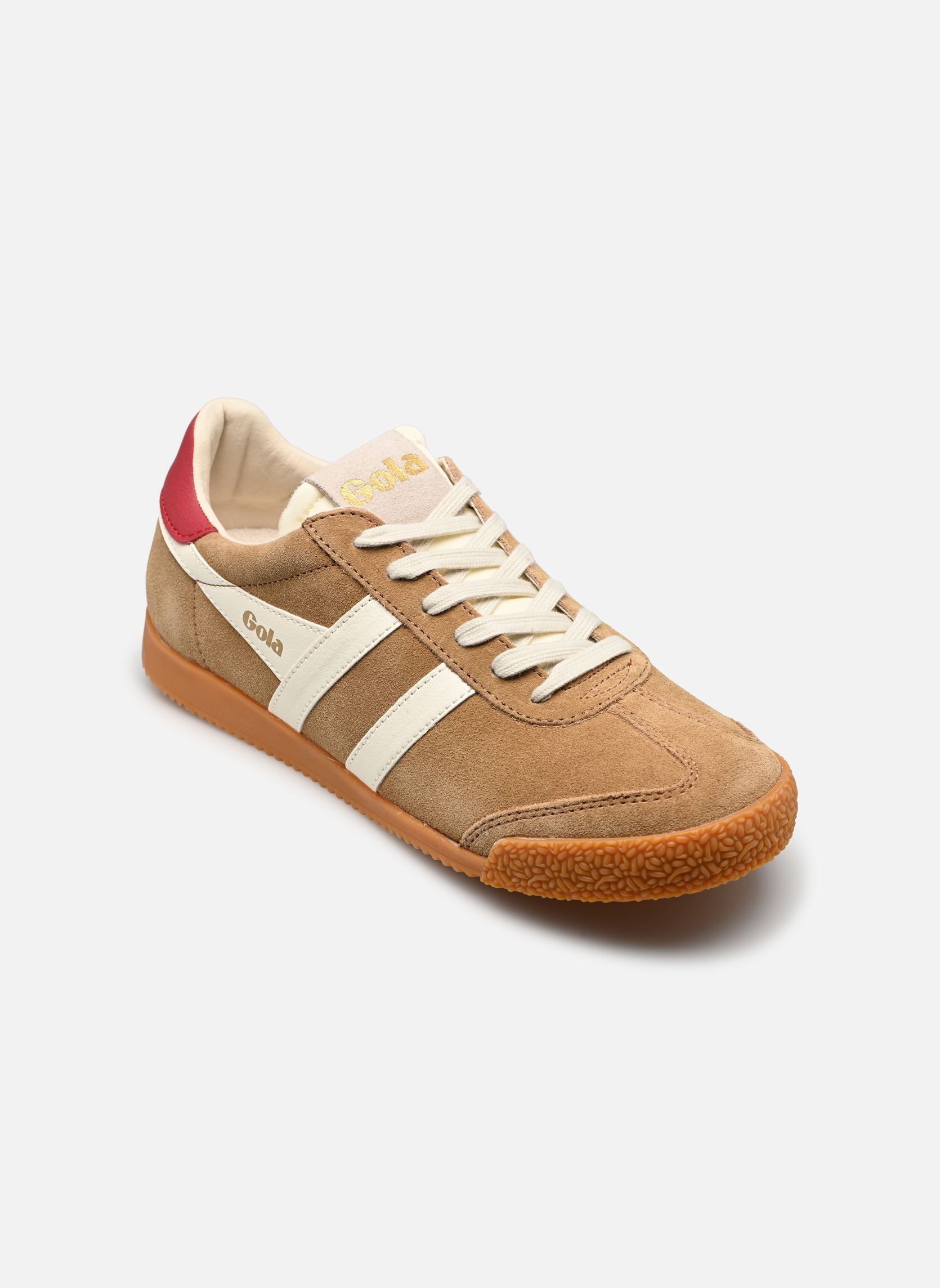 Sneaker Elan damen braun Gola Sneaker Elan damen braun CARAMEL/OFF WHITE/DEEP RED