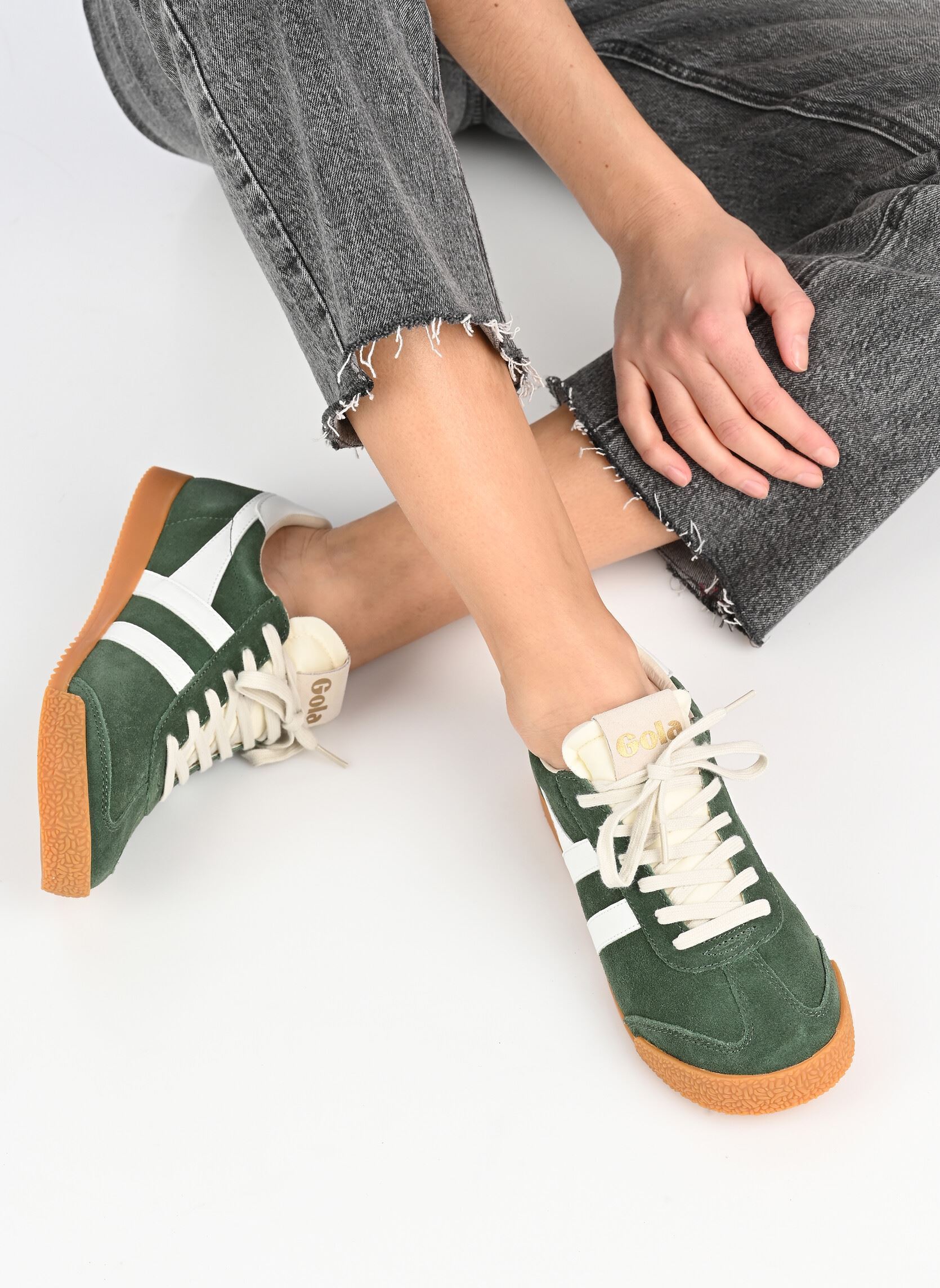 Sneaker Elan damen grün Gola Sneaker Elan damen grün EVERGREEN/WHITE