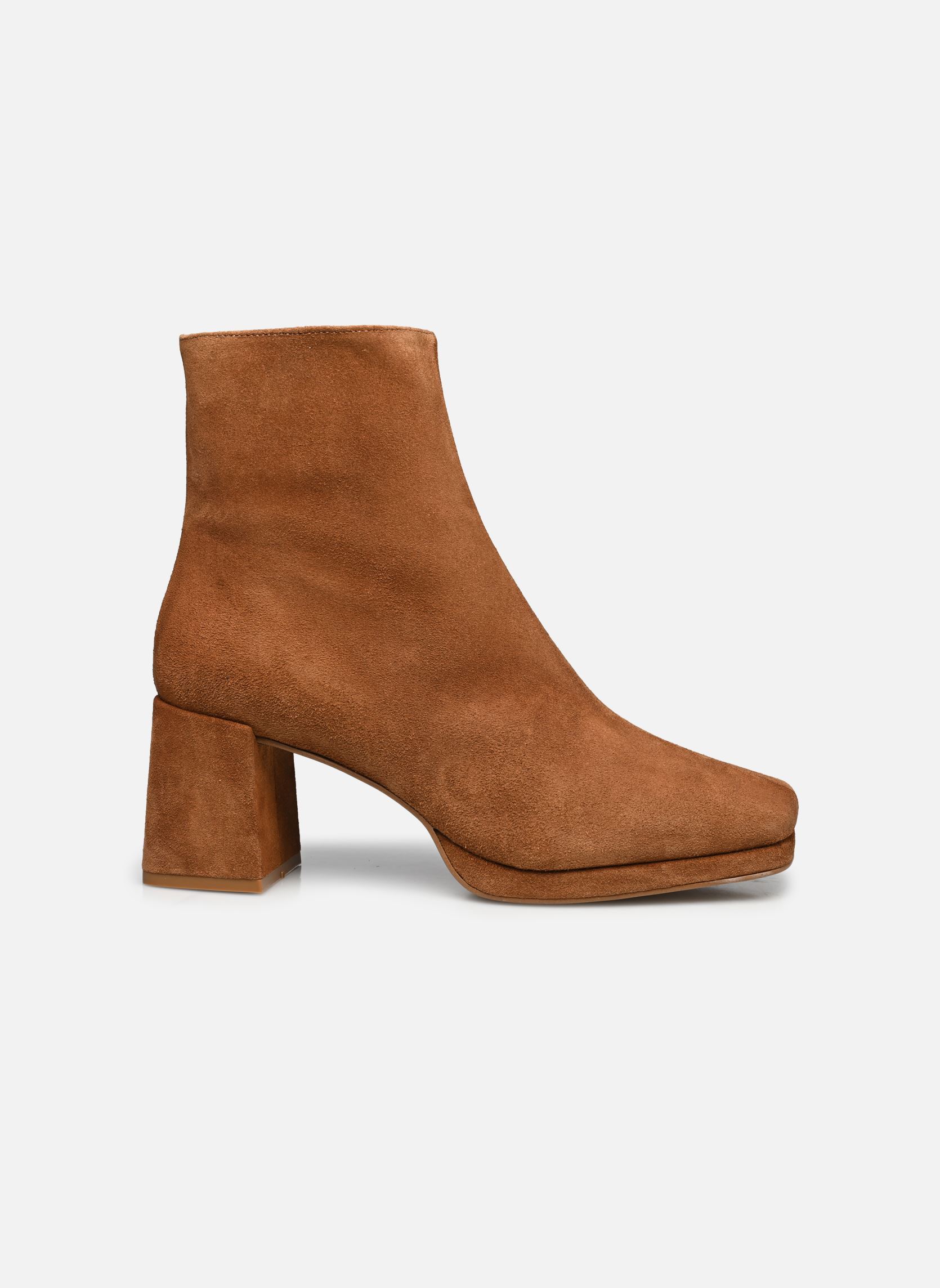 Niedrige Ankle Boots Salalie damen braun Georgia Rose Niedrige Ankle Boots Salalie damen braun Cognac