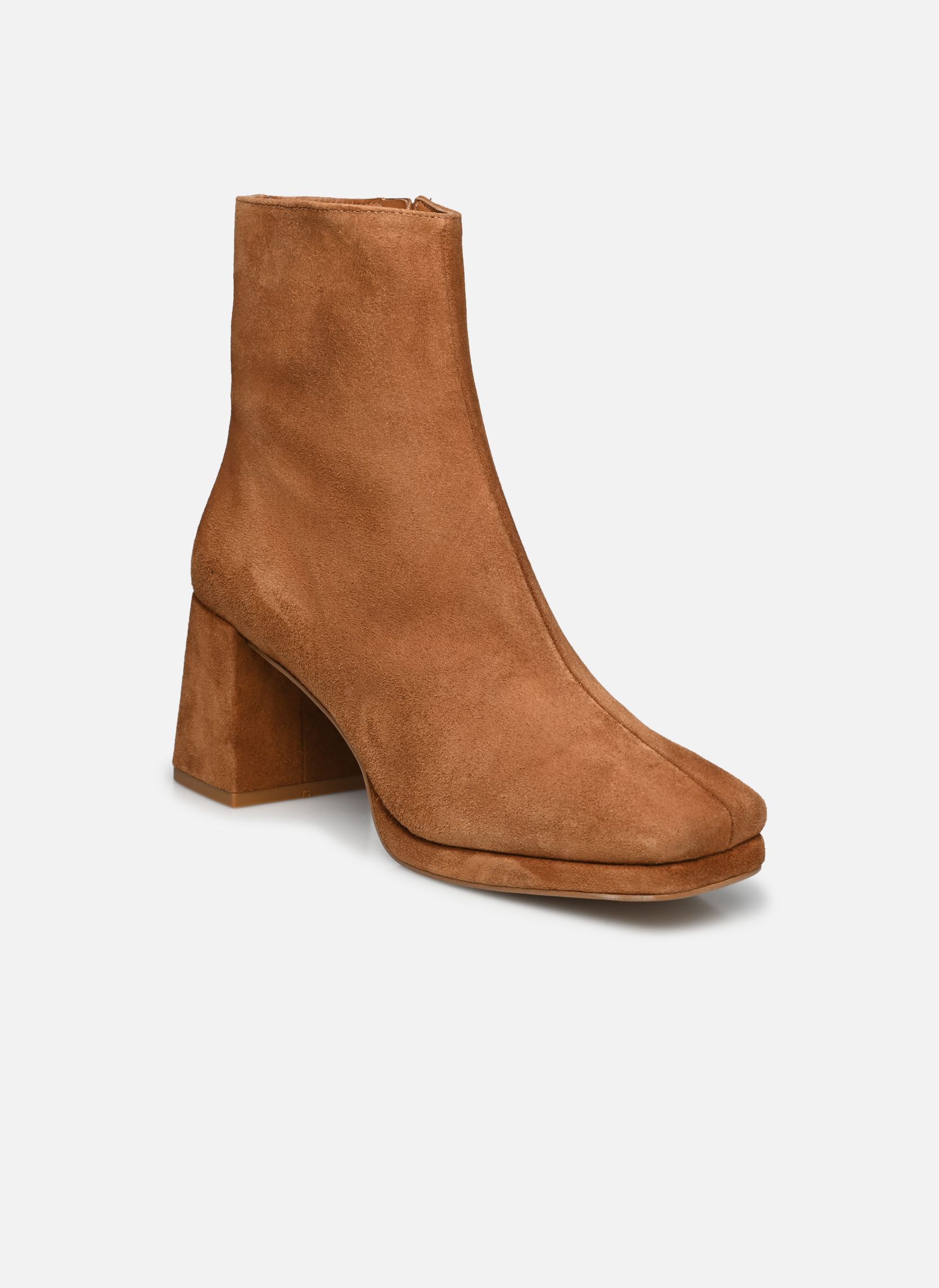 Niedrige Ankle Boots Salalie damen braun Georgia Rose Niedrige Ankle Boots Salalie damen braun Cognac