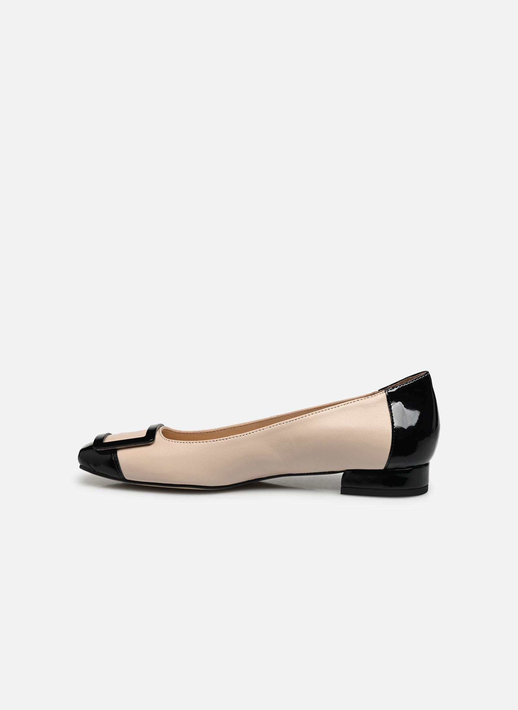 Ballerines classiques Sandrilla femme beige Georgia Rose Ballerines classiques Sandrilla femme beige BLANC/NOIR