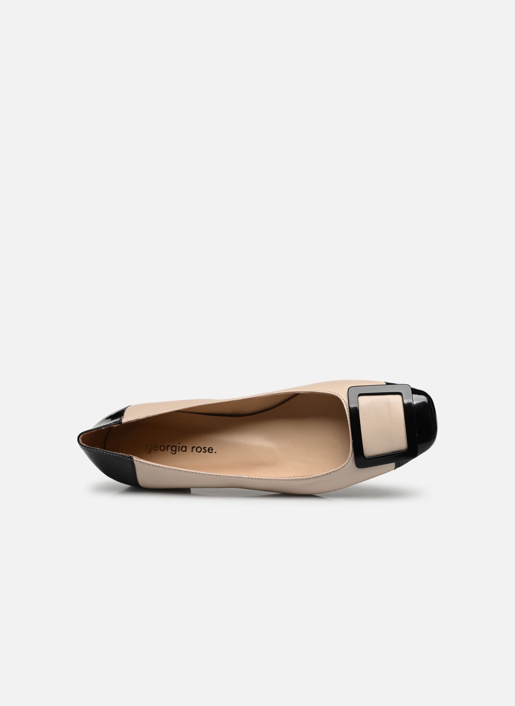 Ballerines classiques Sandrilla femme beige Georgia Rose Ballerines classiques Sandrilla femme beige BLANC/NOIR