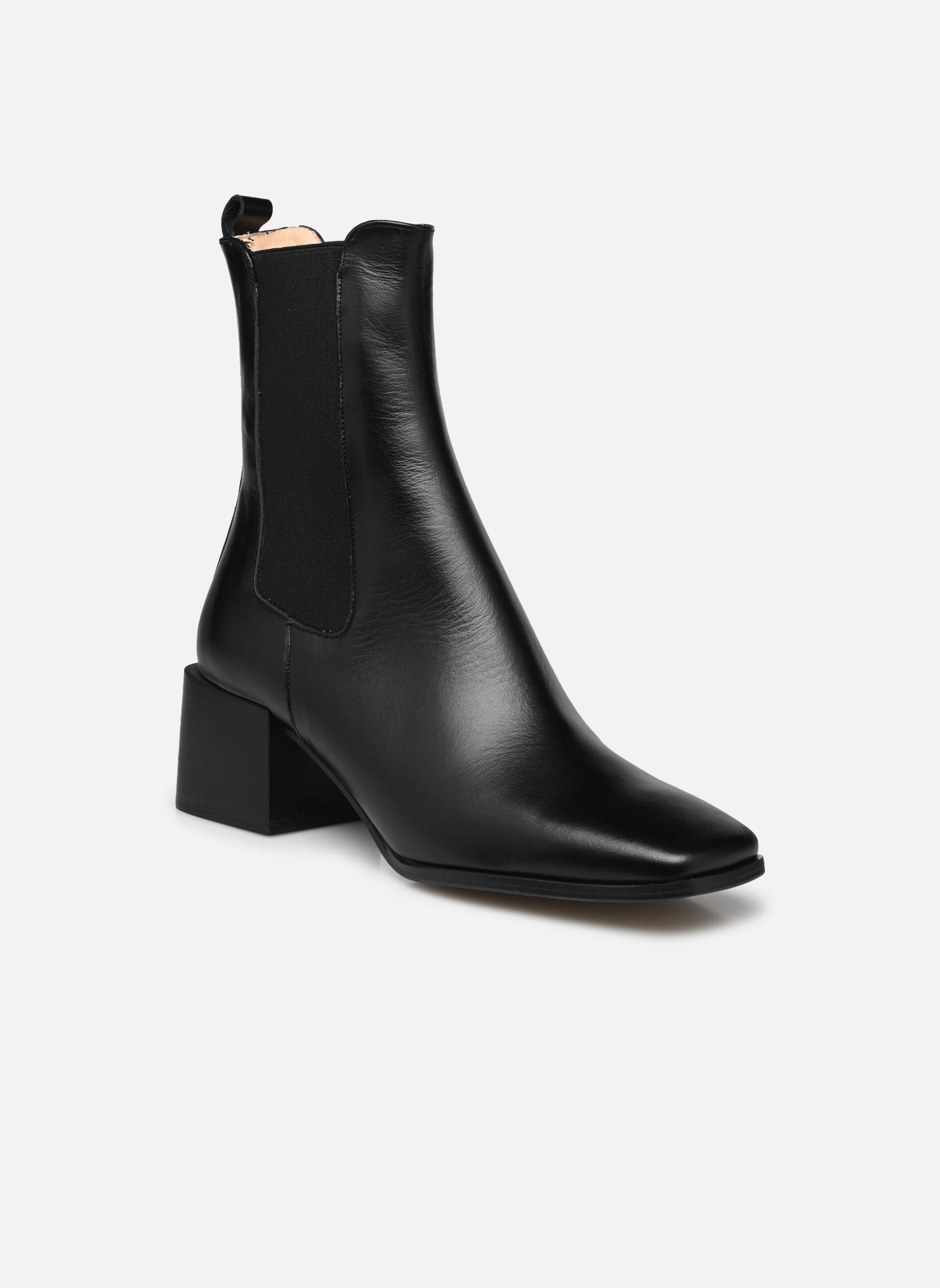 Lage enkellaarsjes Sassilie dames zwart Georgia Rose Lage enkellaarsjes Sassilie dames zwart NOIR