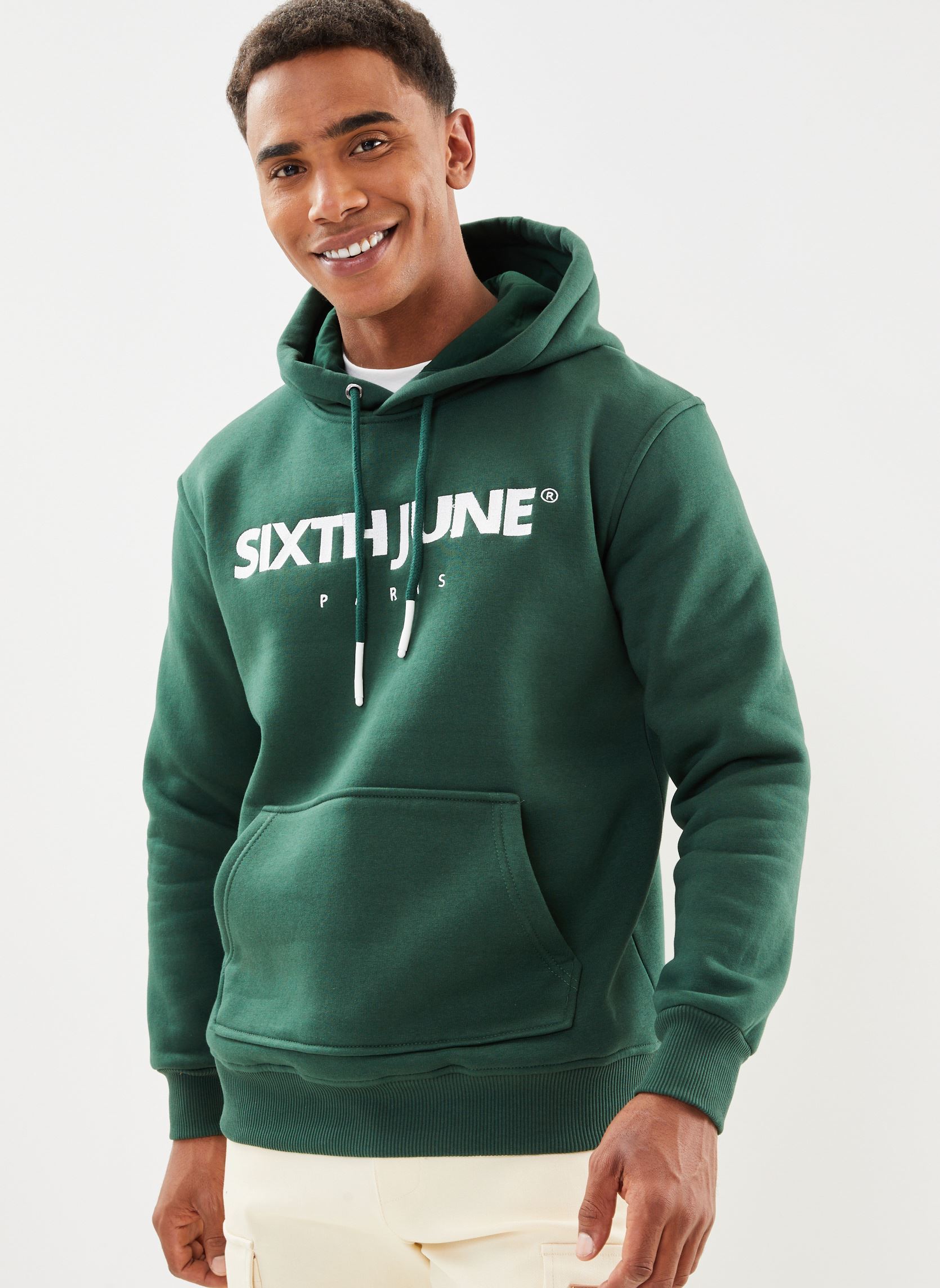 Kapuzenpullover ESSENTIAL HOODIE herren grün Sixth June Kapuzenpullover ESSENTIAL HOODIE herren grün GREEN