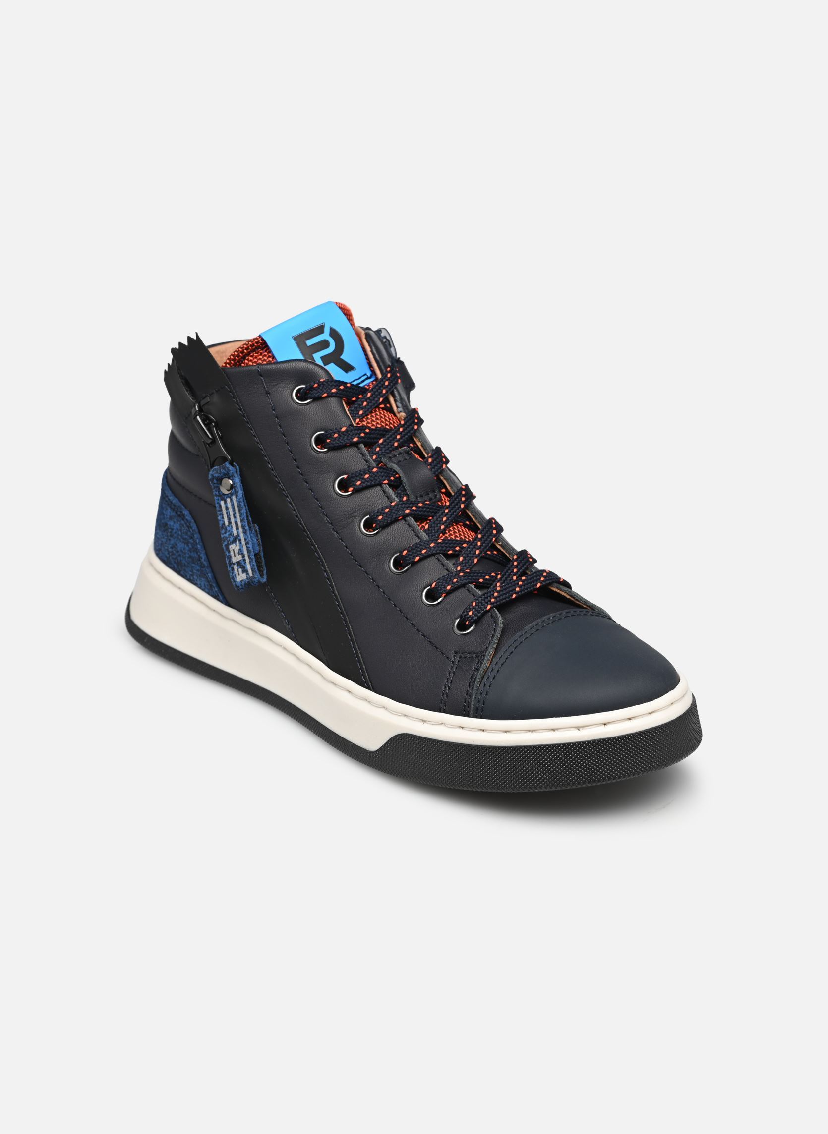Hoge sneakers 3552 jongens blauw Romagnoli Hoge sneakers 3552 jongens blauw BLEU