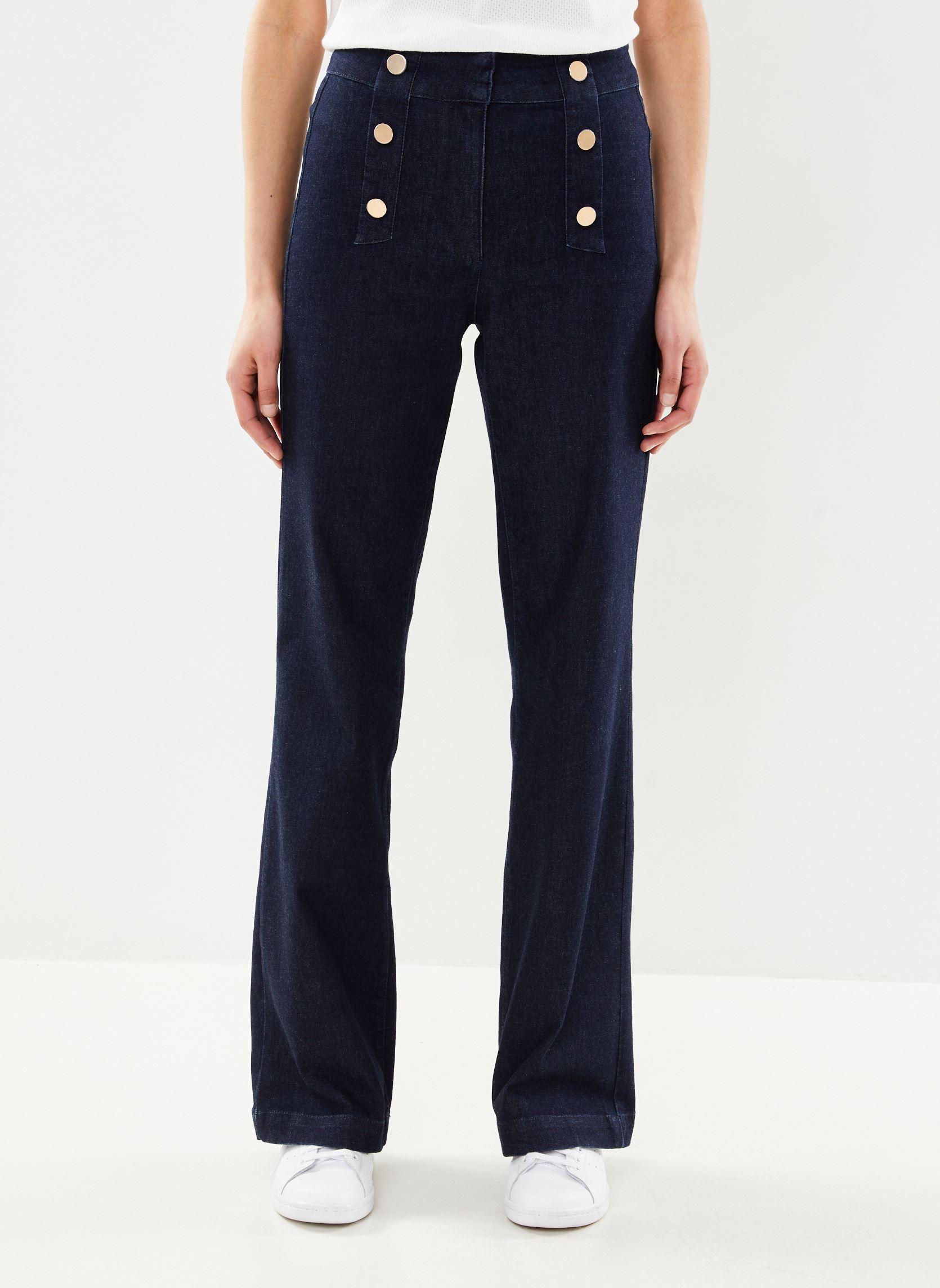 Flared jeans PRIMAROSA dames blauw Georgia Rose Flared jeans PRIMAROSA dames blauw BRUT RINSE