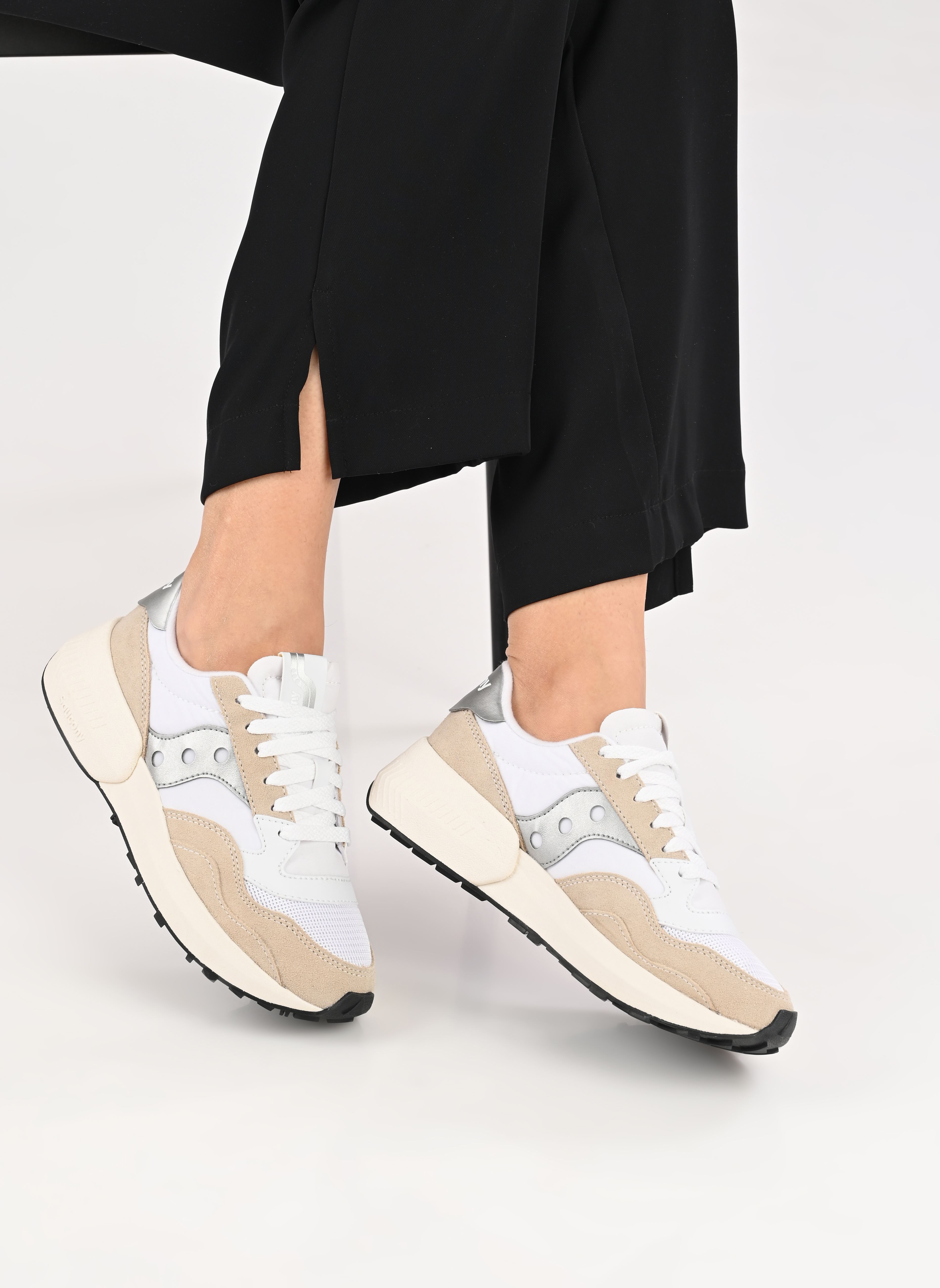 Sportliche Sneaker Jazz NXT W damen weiß Saucony Sportliche Sneaker Jazz NXT W damen weiß White/silver