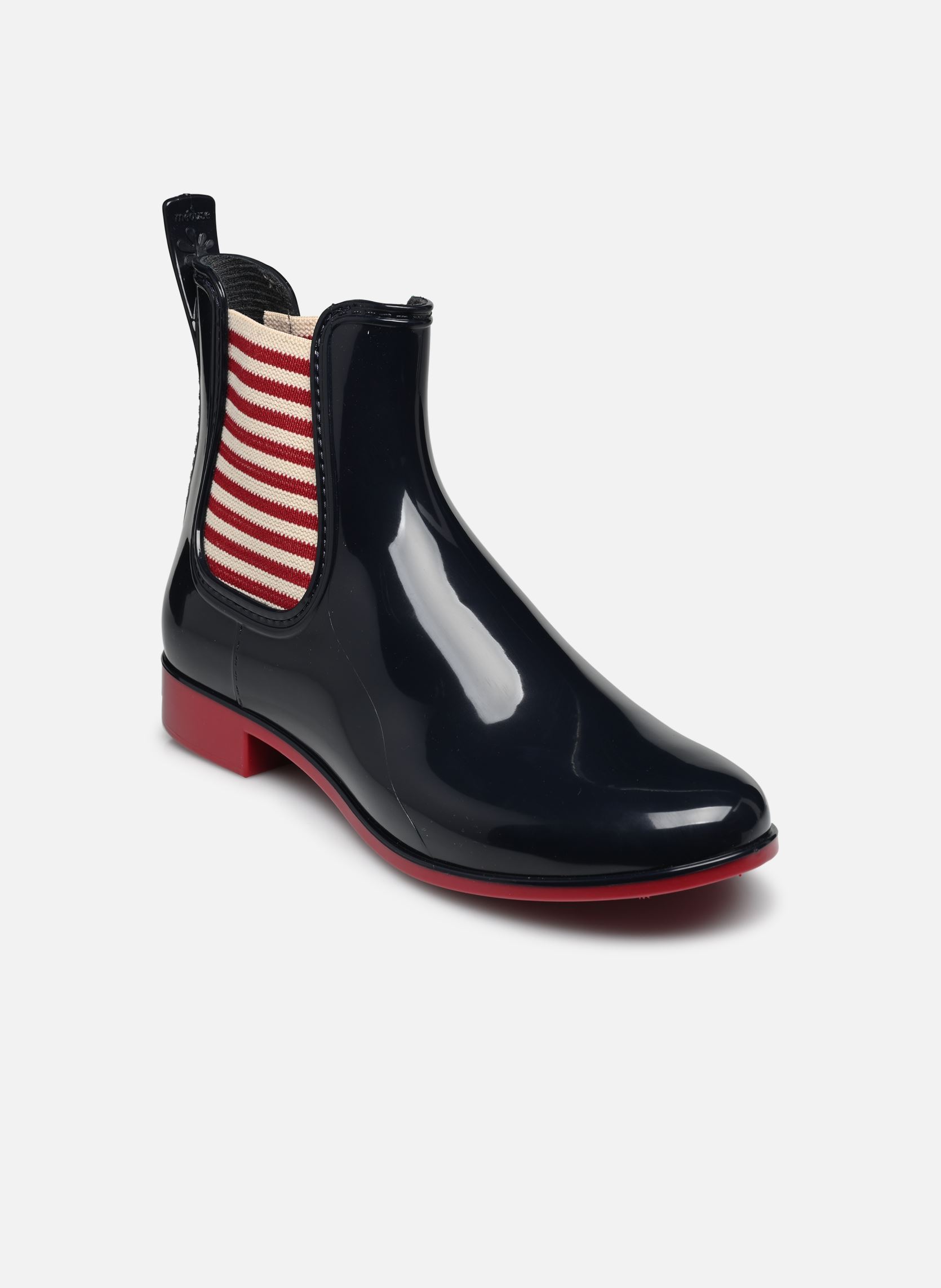 Bottines et boots Japmar femme bleu Méduse Bottines et boots Japmar femme bleu Bleu nuit/Rouge foncé