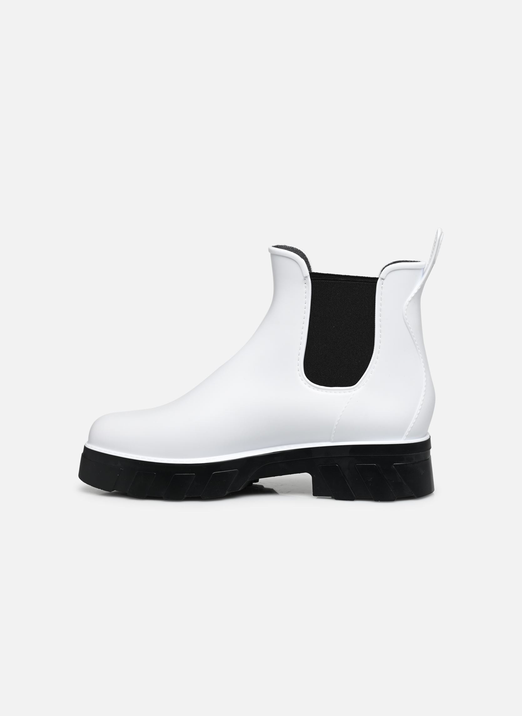 Gummistiefel Jumpmod damen weiß Méduse Gummistiefel Jumpmod damen weiß Blanc/noir