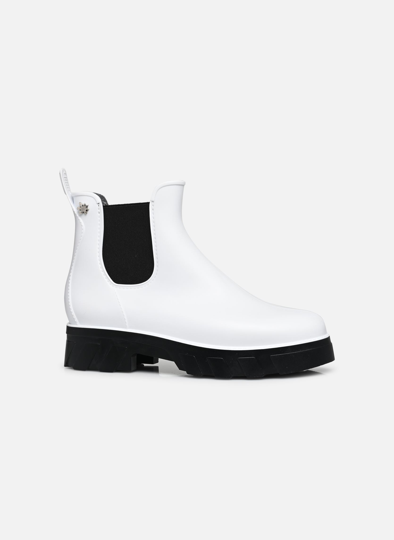 Gummistiefel Jumpmod damen weiß Méduse Gummistiefel Jumpmod damen weiß Blanc/noir