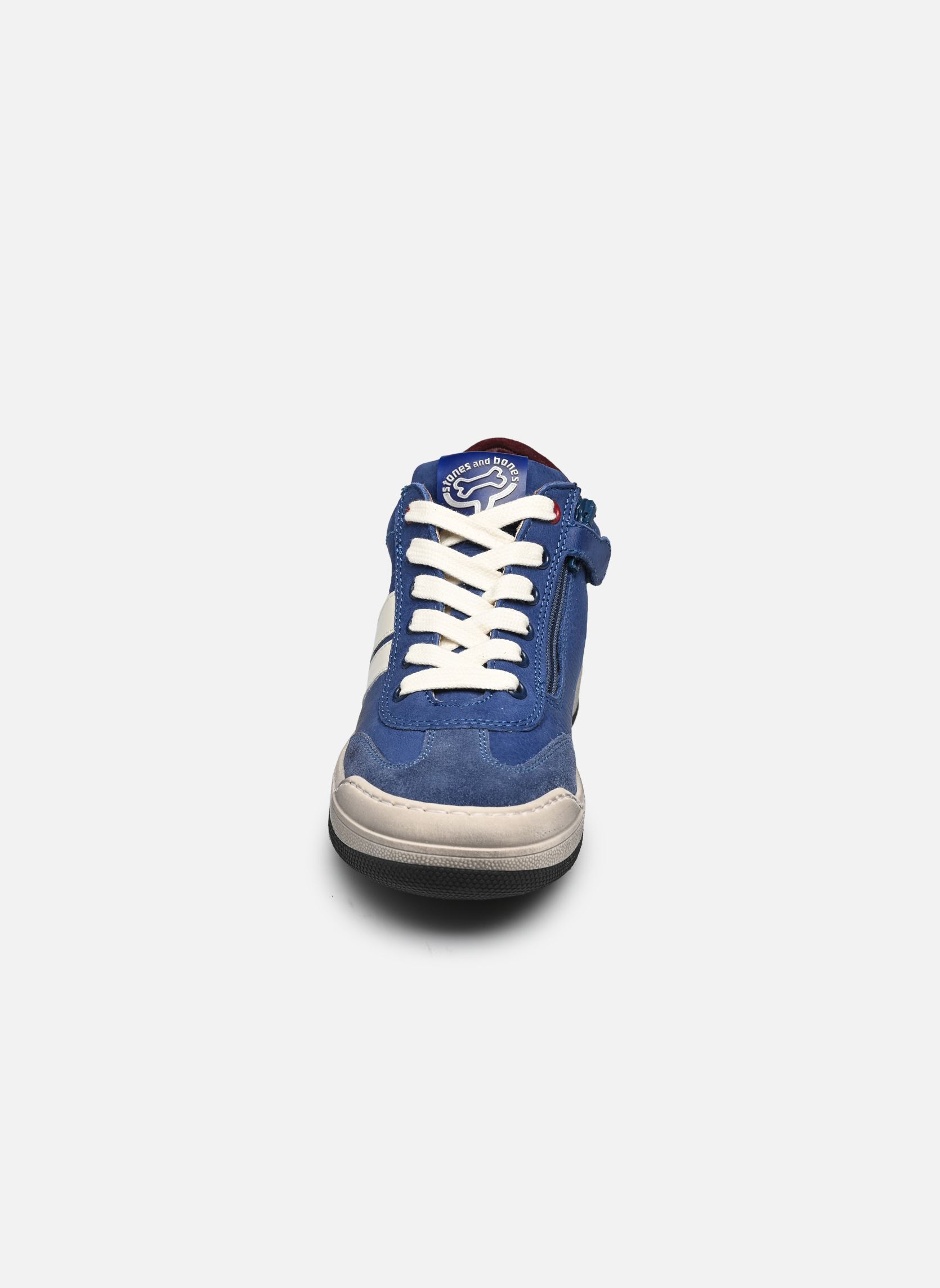 Knöchelhohe Sneaker NOLES jungen blau Stones and Bones Knöchelhohe Sneaker NOLES jungen blau CALF BLUE + IVOR