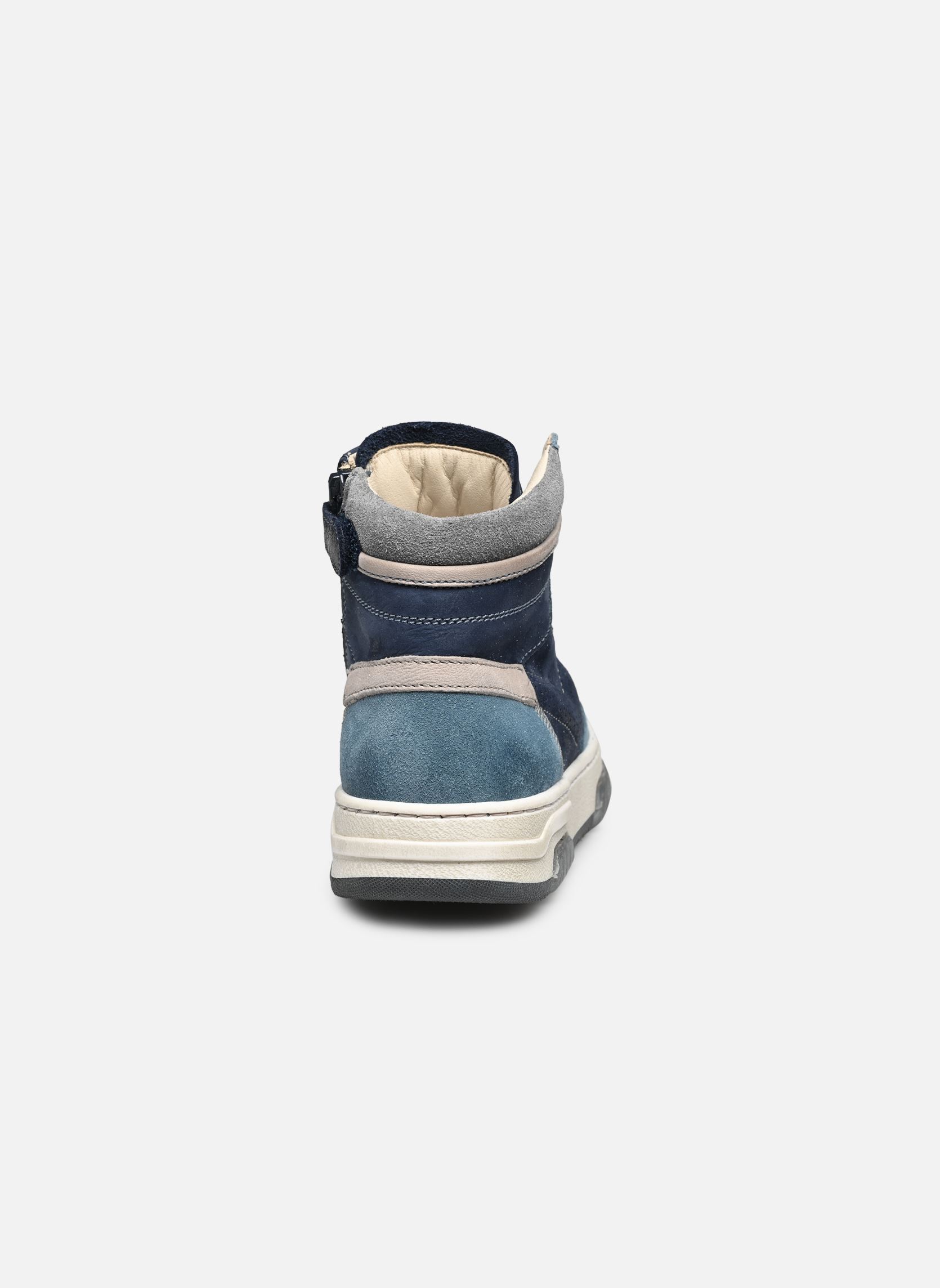 Baskets hautes RICET garçon bleu Stones and Bones Baskets hautes RICET garçon bleu CALF NAVY + AVIO
