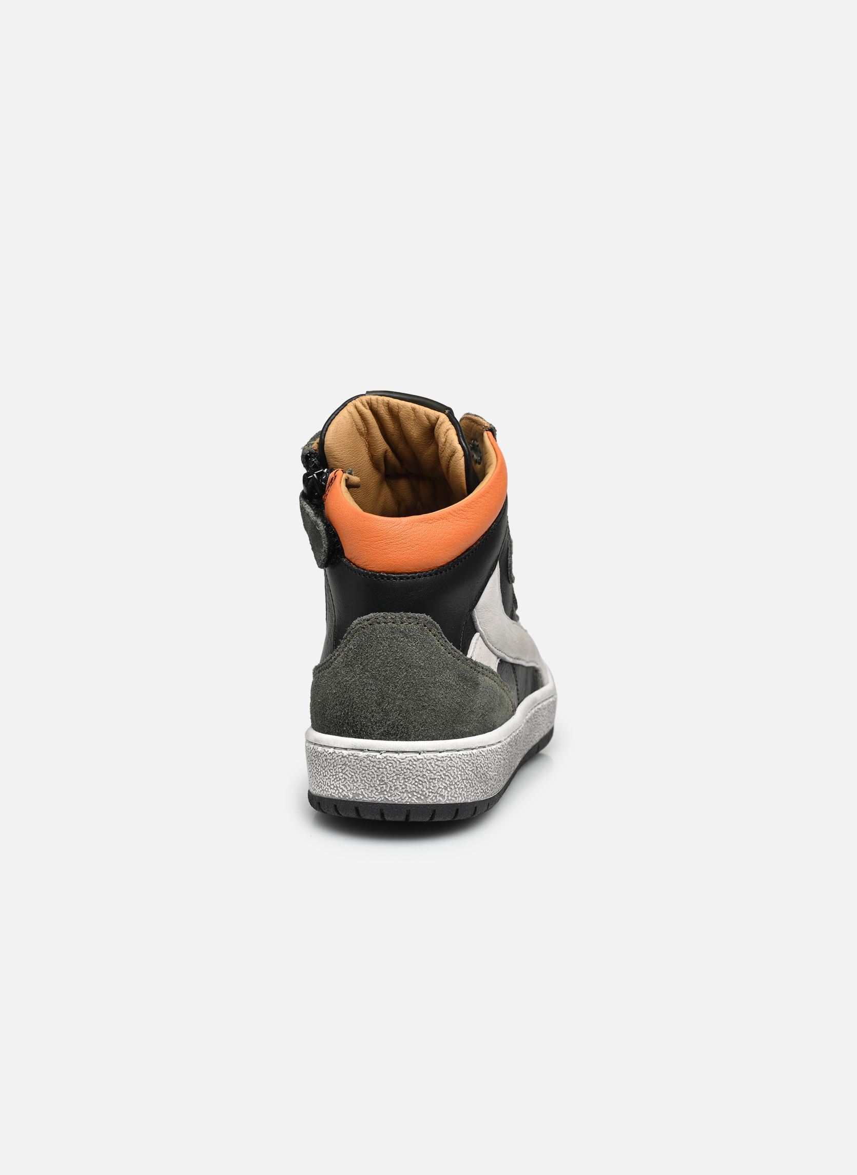 Baskets hautes LOSOT garçon multicolore Stones and Bones Baskets hautes LOSOT garçon multicolore CALF - CRS KHAKI + BLACK
