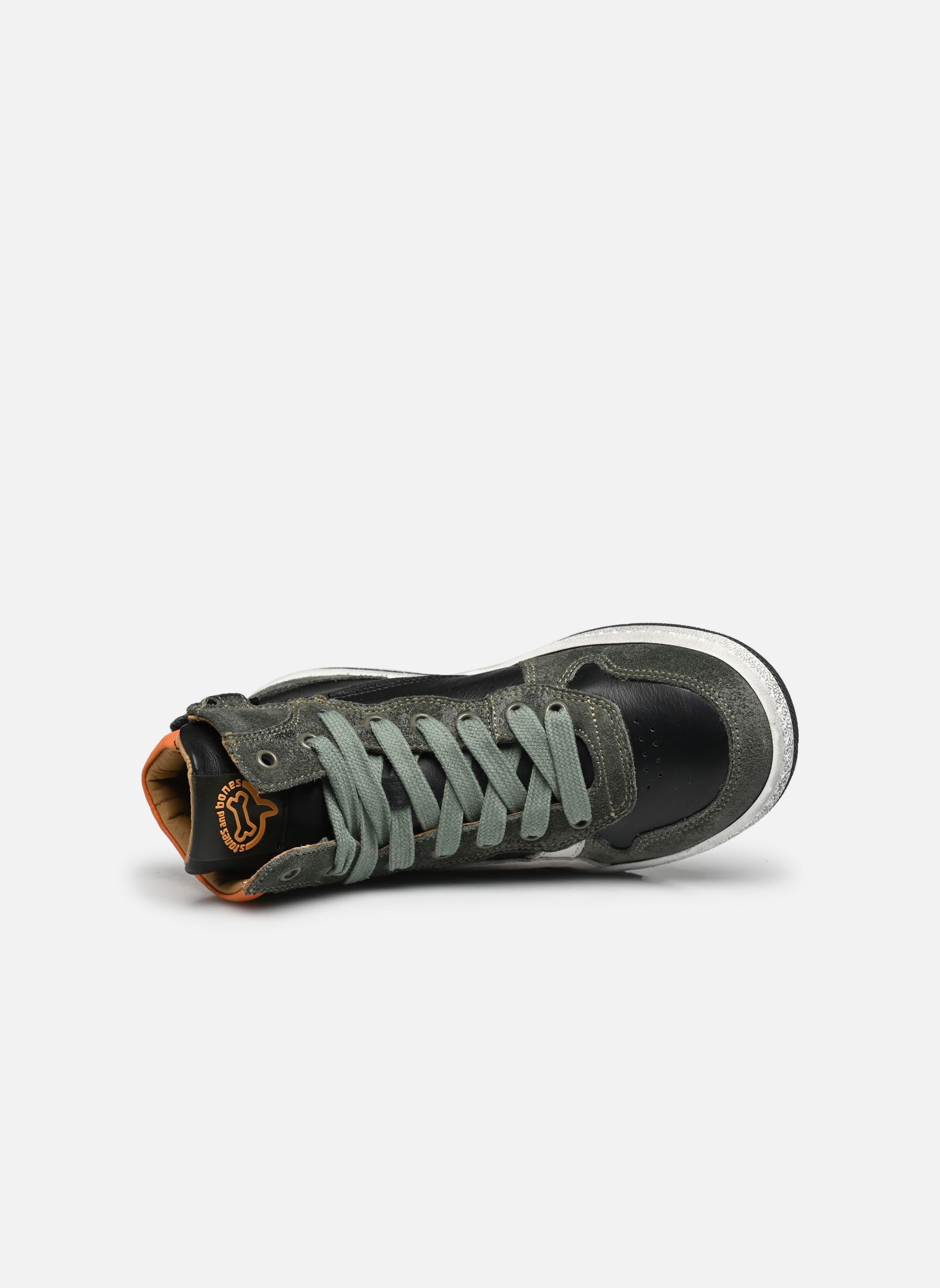 Baskets hautes LOSOT garçon multicolore Stones and Bones Baskets hautes LOSOT garçon multicolore CALF - CRS KHAKI + BLACK