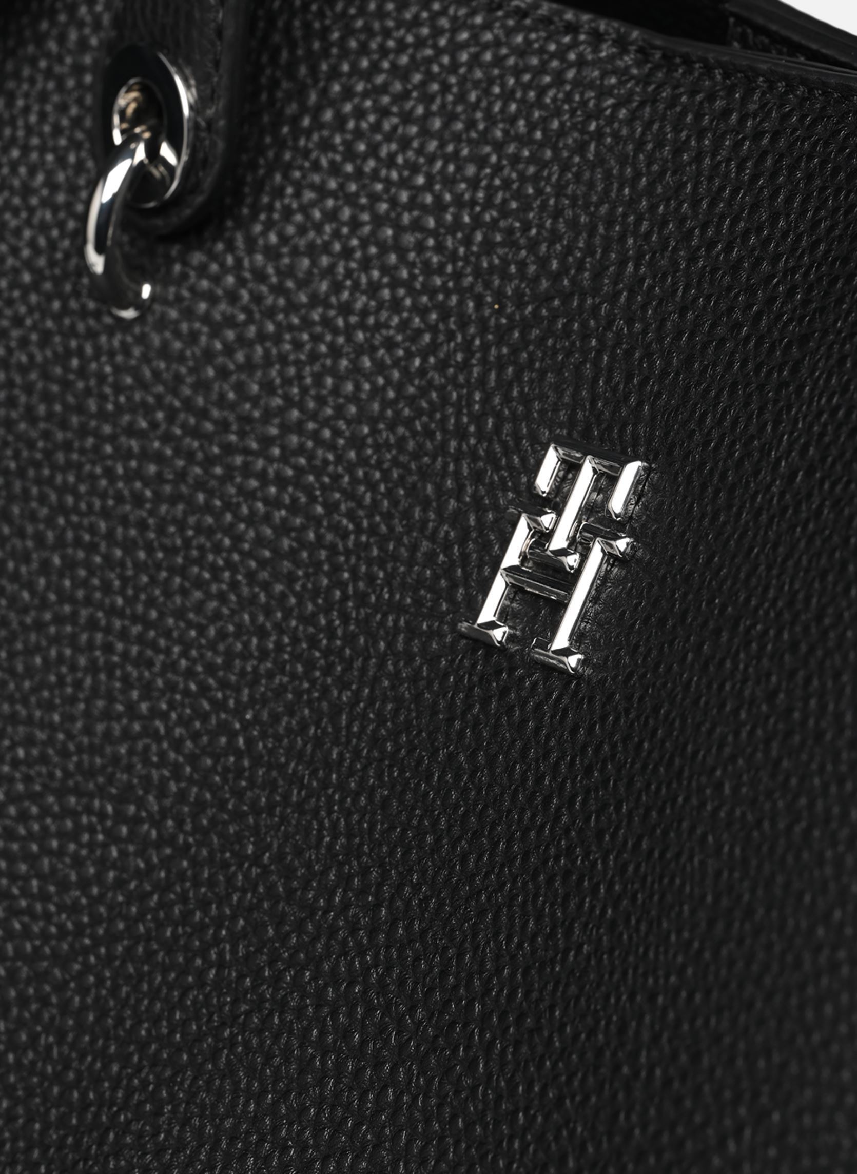 Handtaschen TH EMBLEM SATCHEL damen schwarz Tommy Hilfiger Handtaschen TH EMBLEM SATCHEL damen schwarz BLACK N