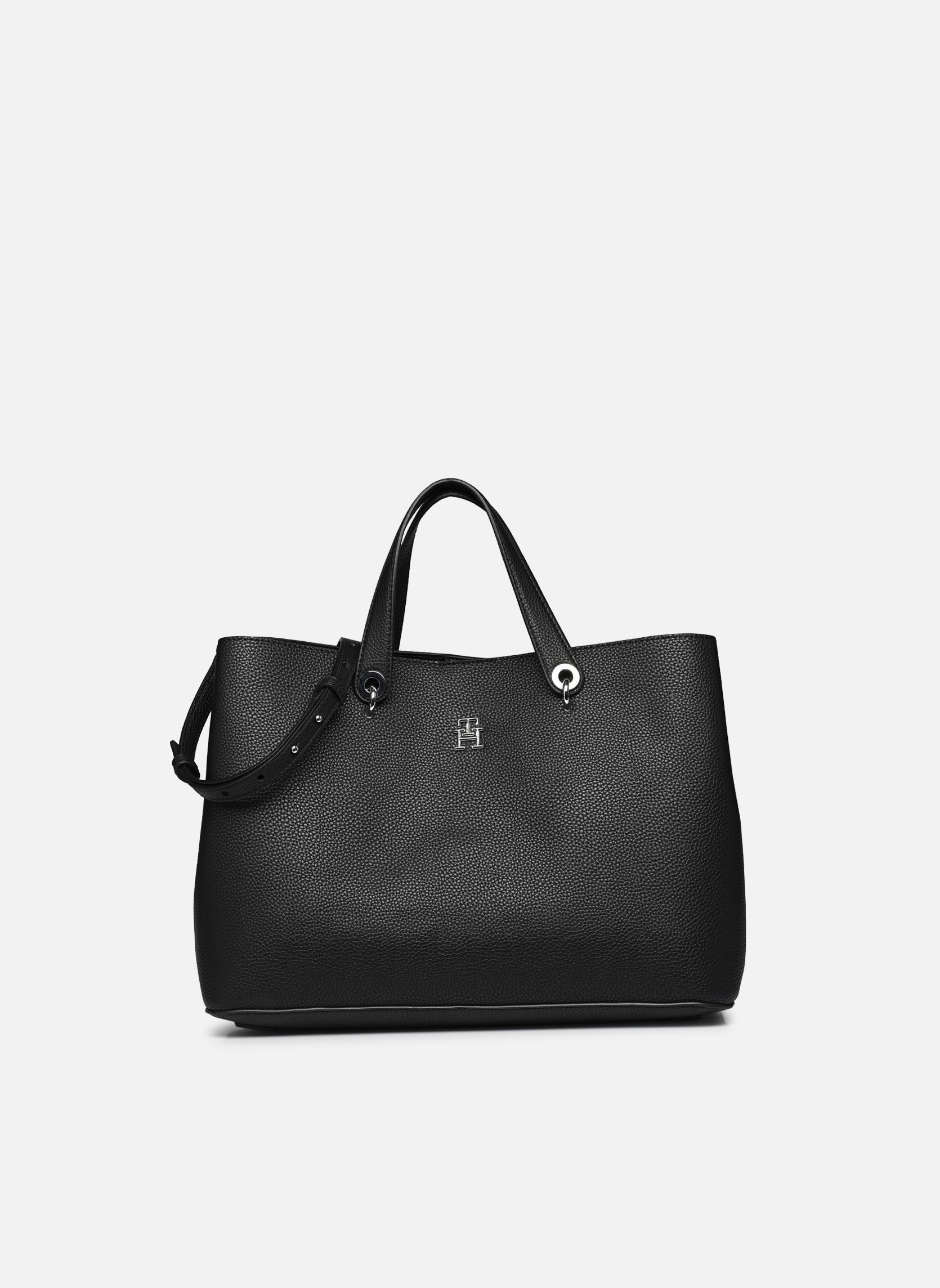 Handtaschen TH EMBLEM SATCHEL damen schwarz Tommy Hilfiger Handtaschen TH EMBLEM SATCHEL damen schwarz BLACK N